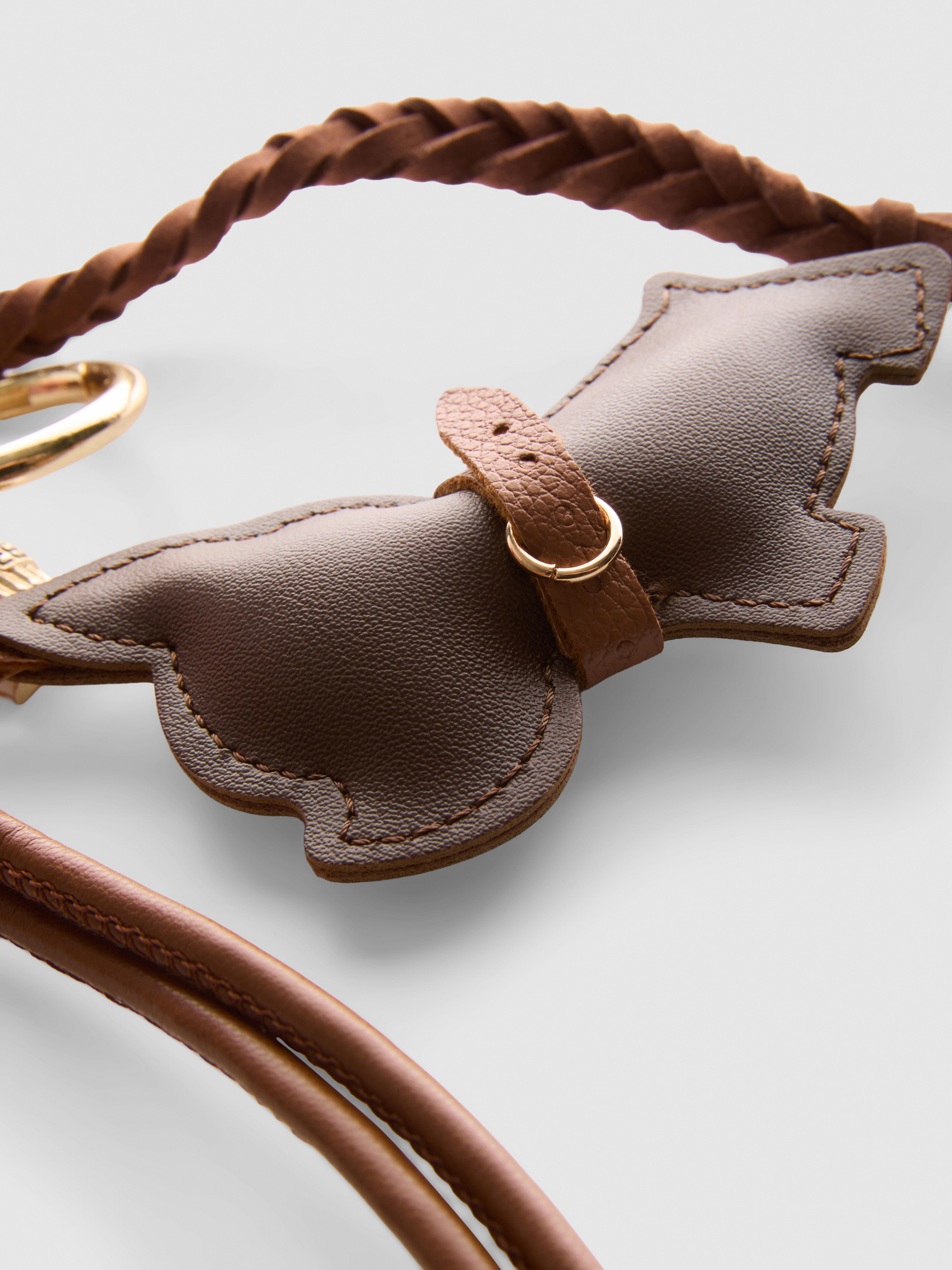 Sleutelhanger tasbedel met hondje