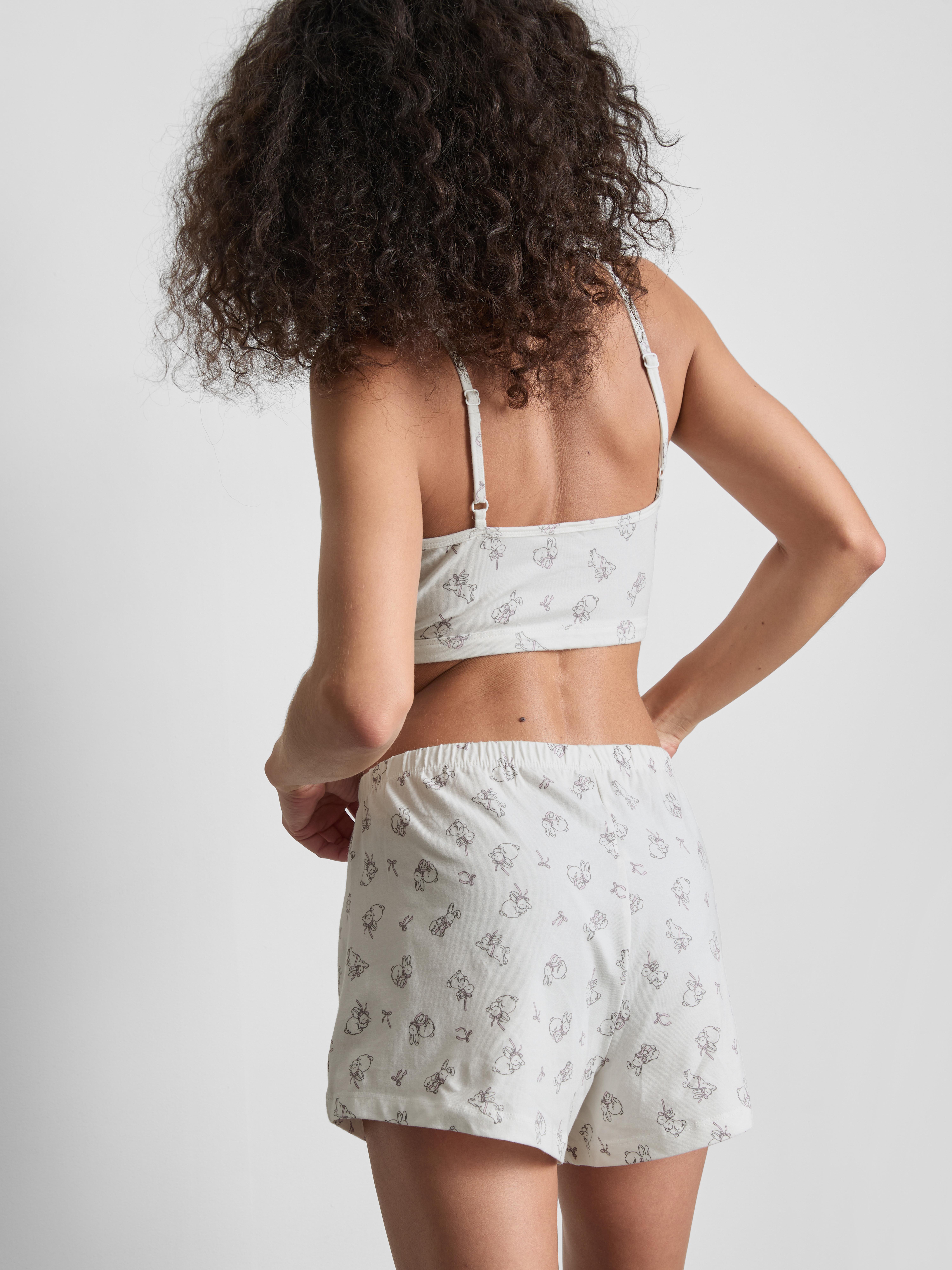 Pijama corto con camiseta de tirantes