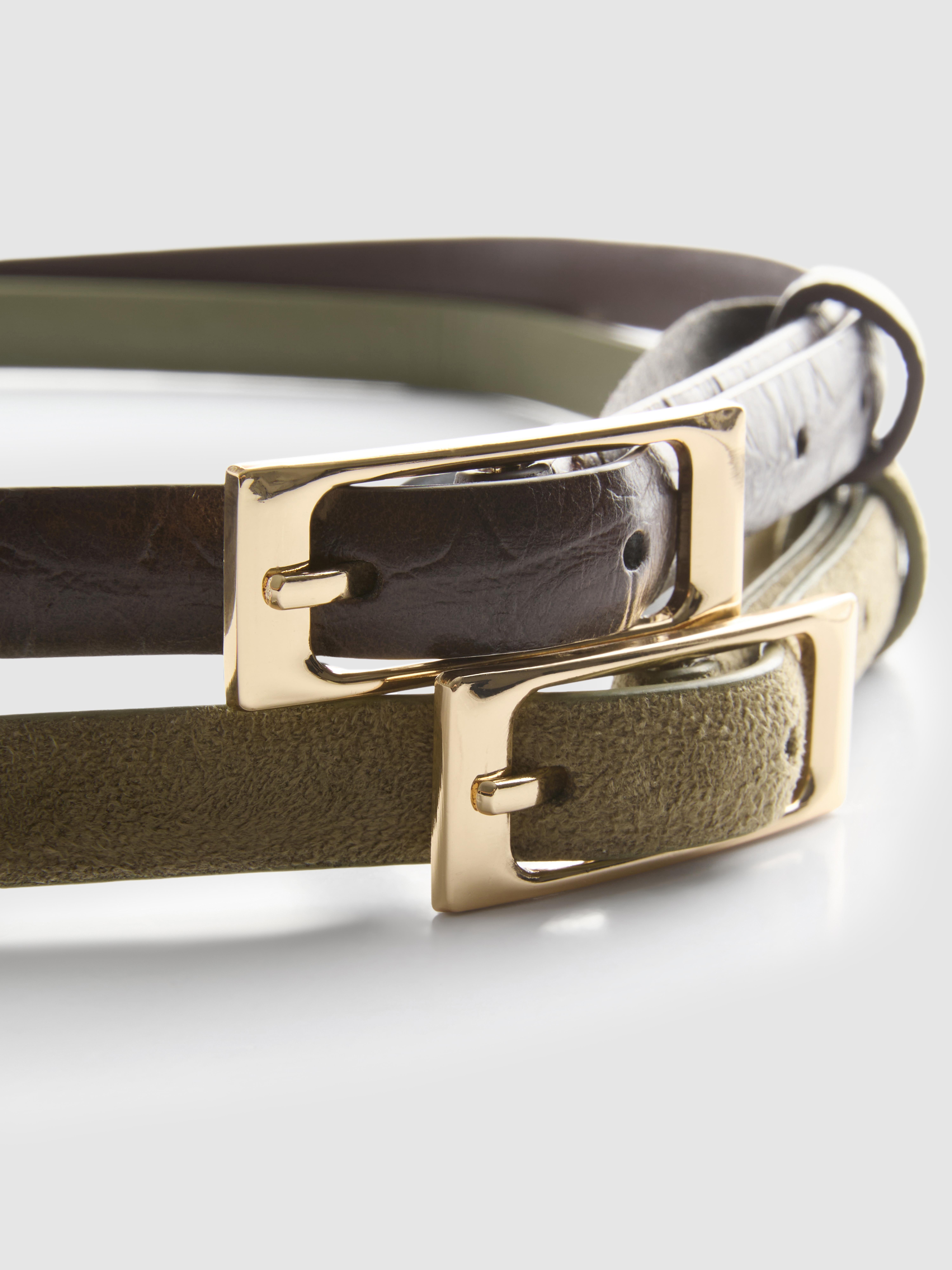 2pk Buckle Belts