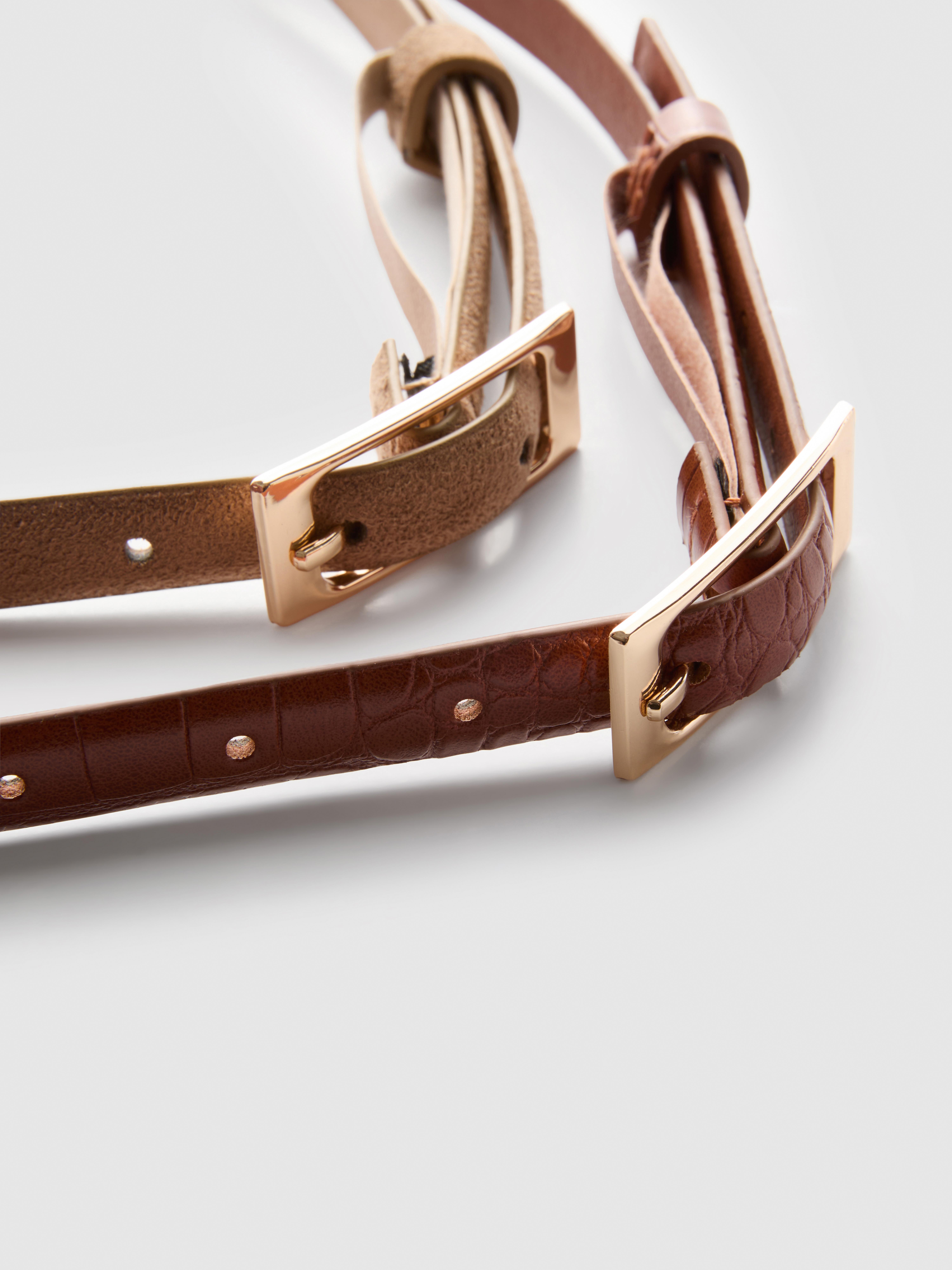 2pk Buckle Belts