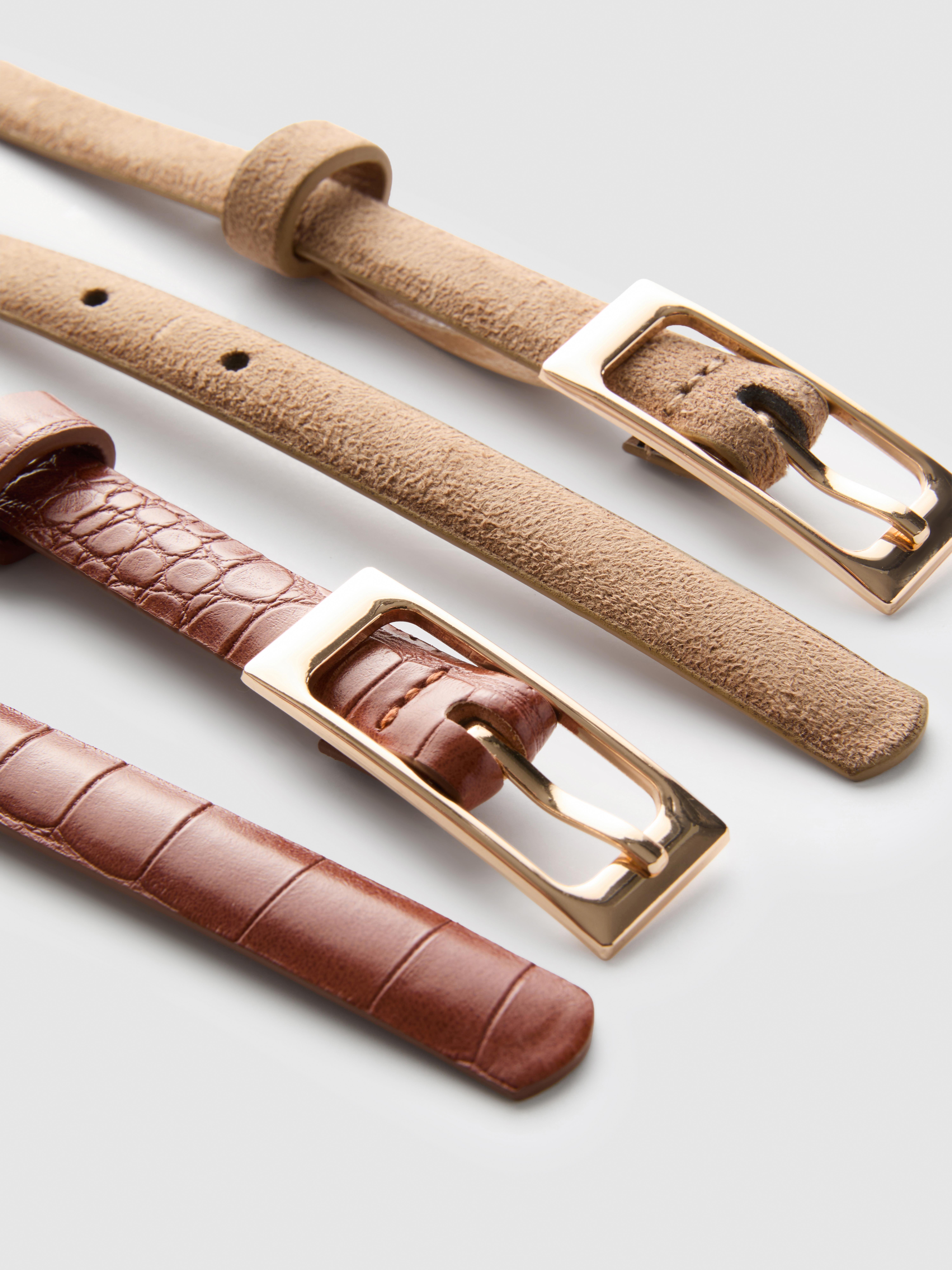 2pk Buckle Belts