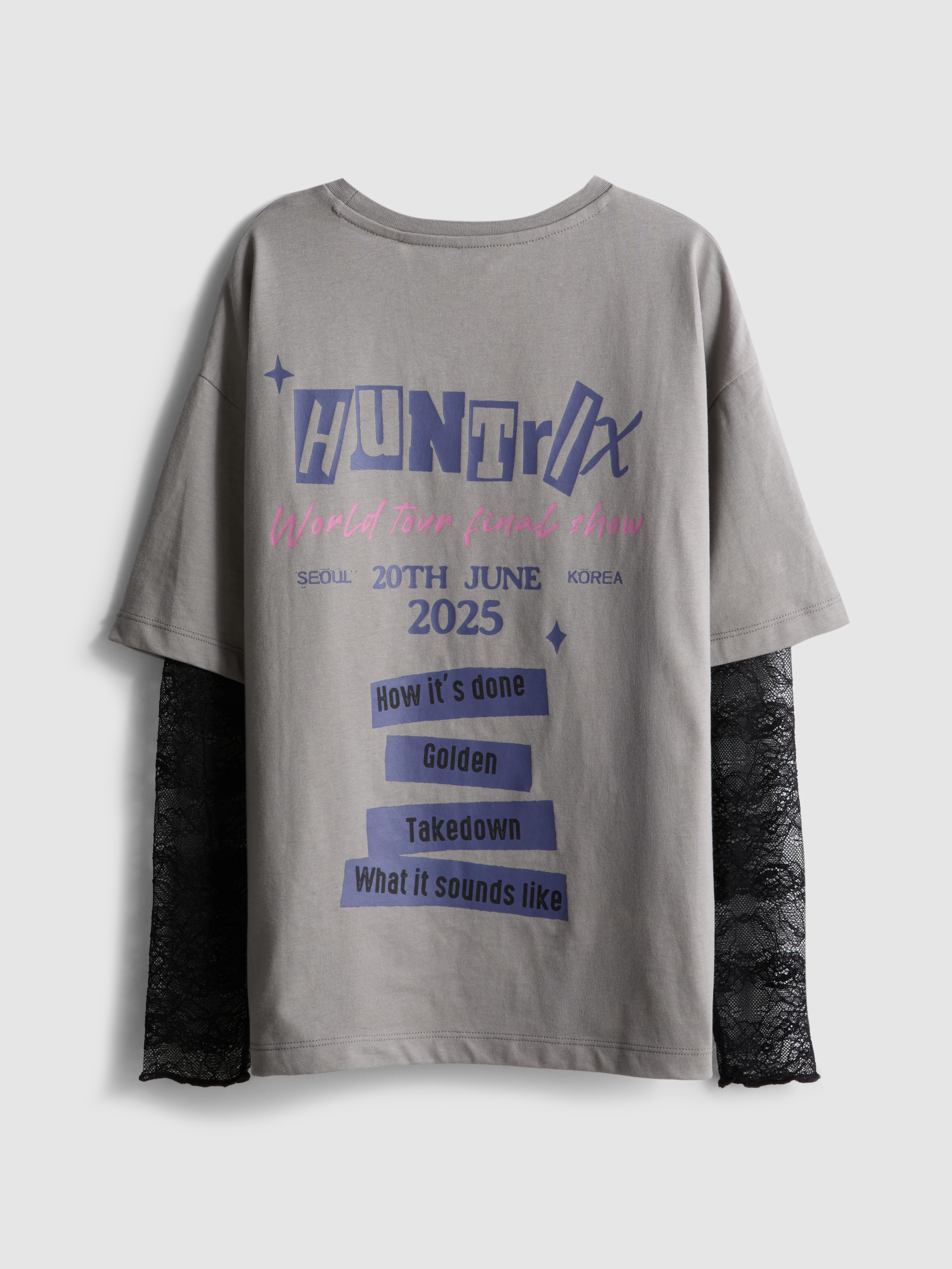 6-15yrs | KPop Demon Hunters Lace Long Sleeve T-Shirt