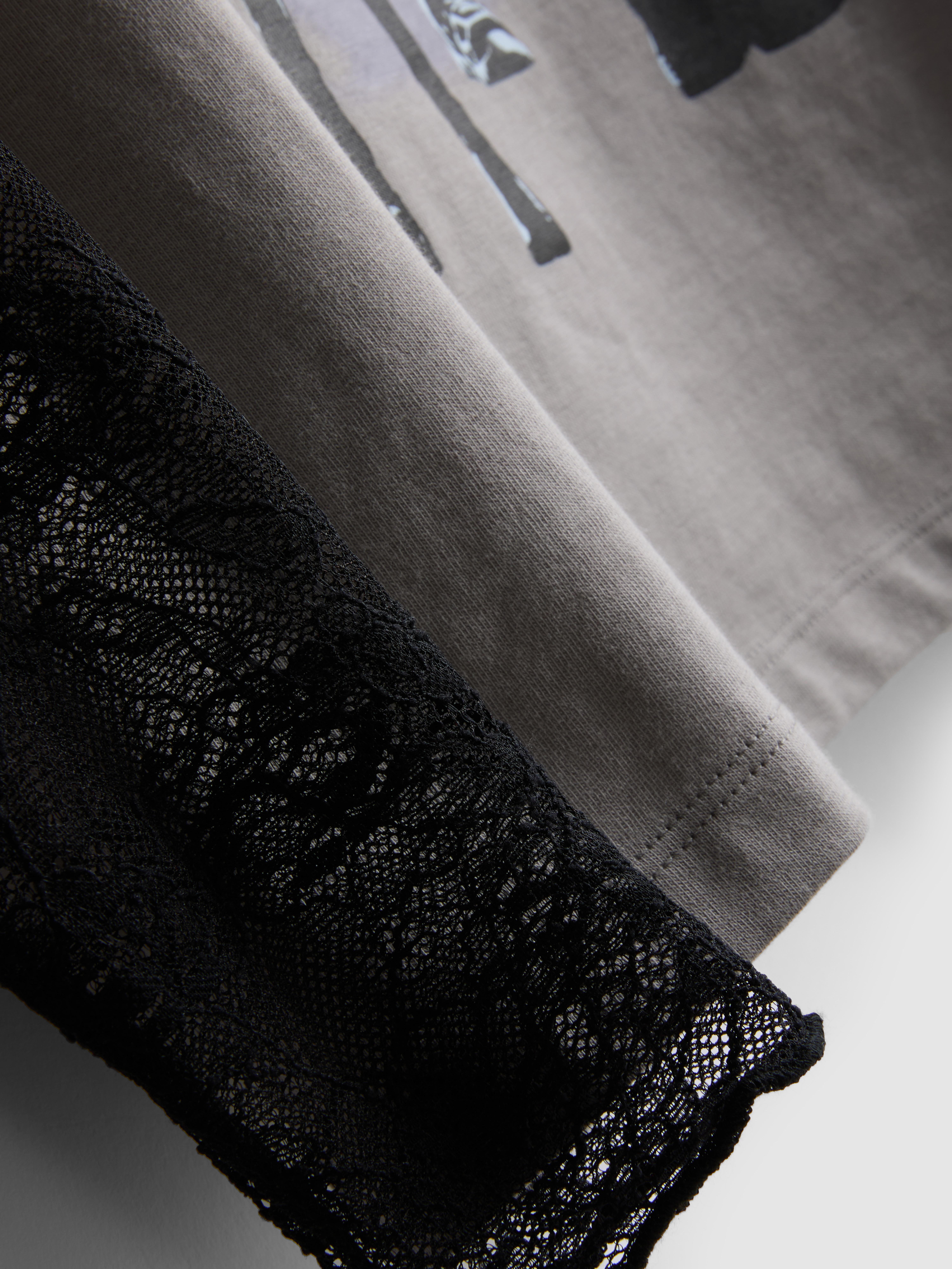 6-15yrs | KPop Demon Hunters Lace Long Sleeve T-Shirt