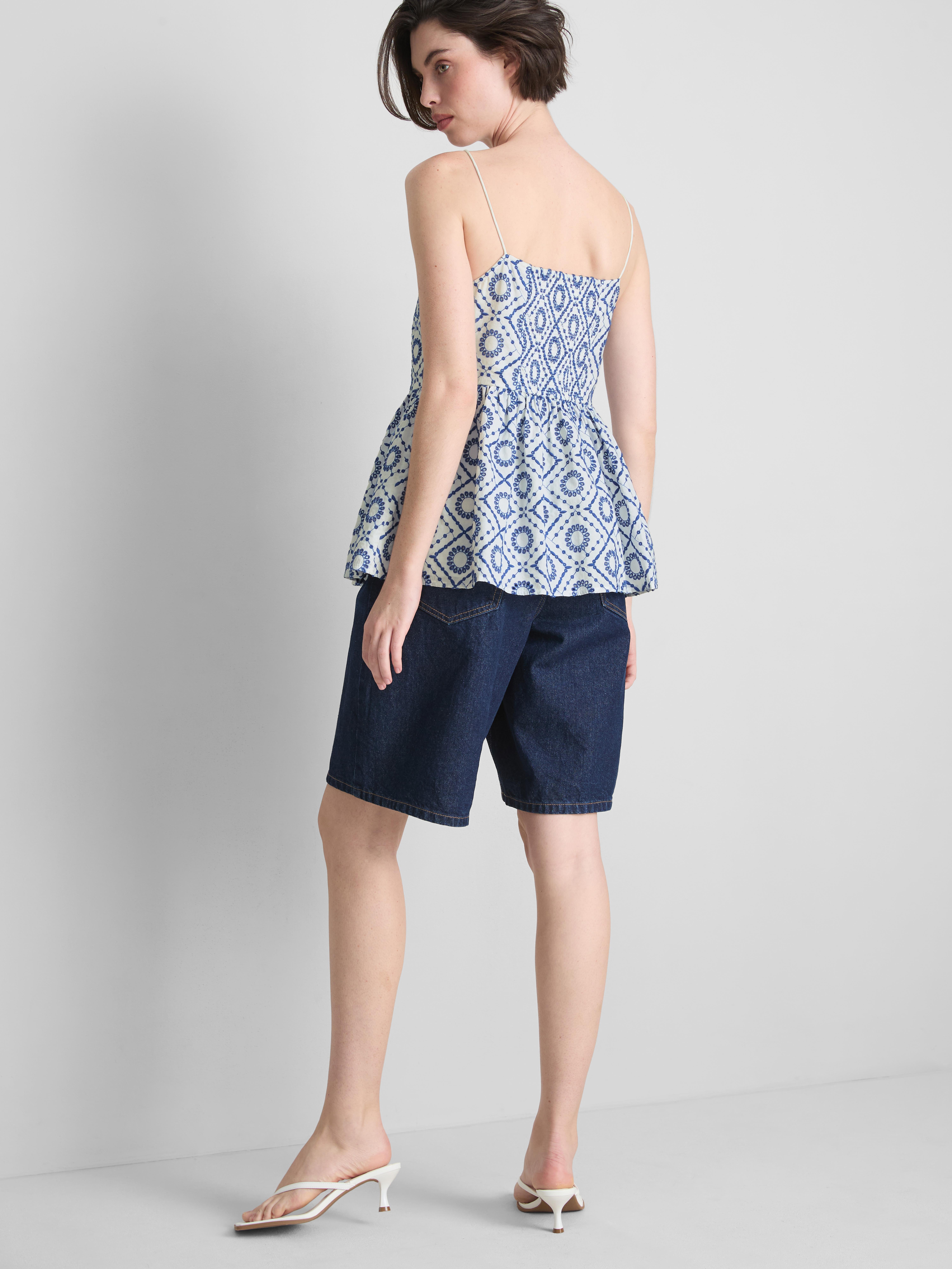 Cotton Cutwork Cami Top