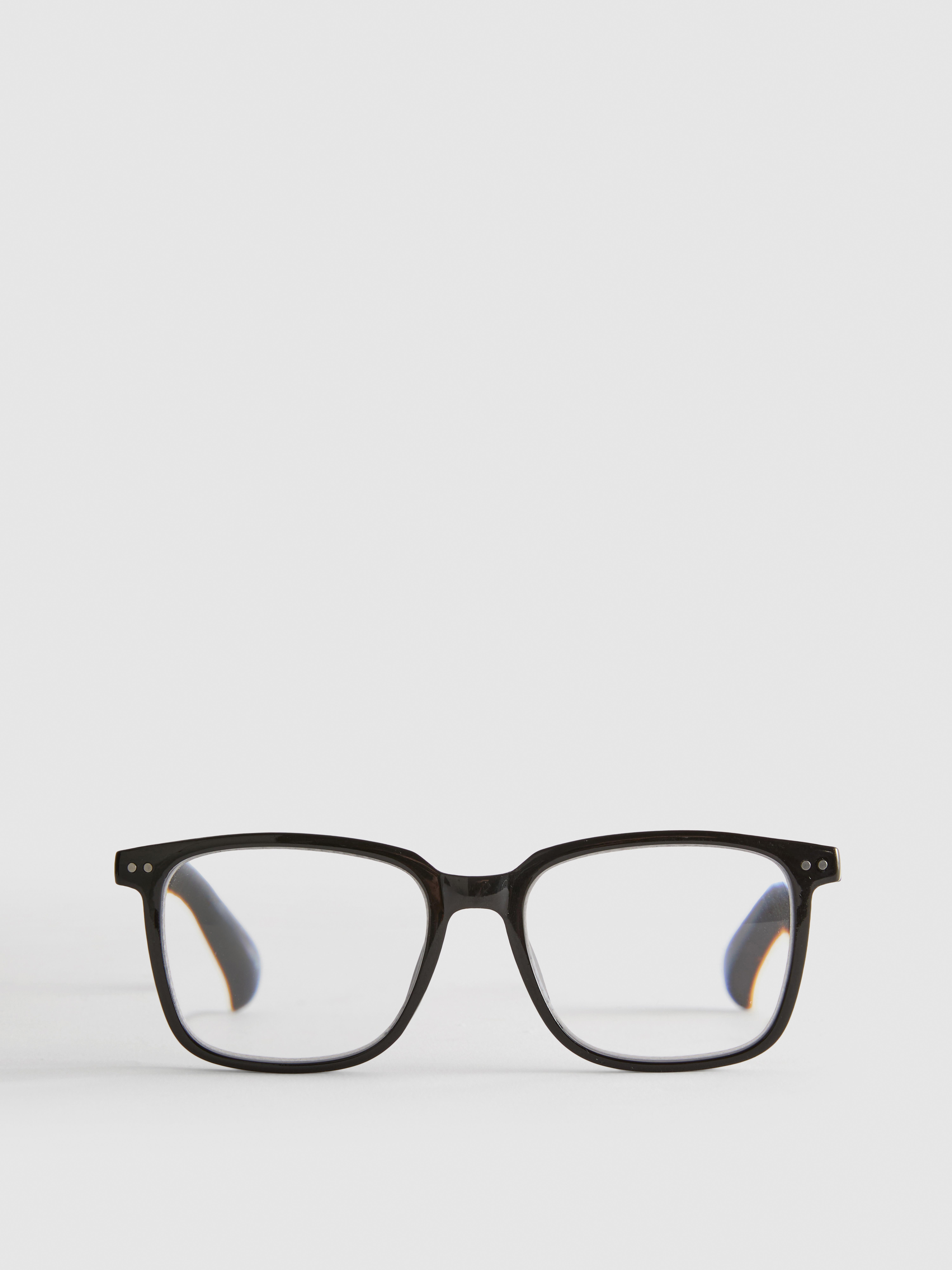 Patterned Reading Glasses Black