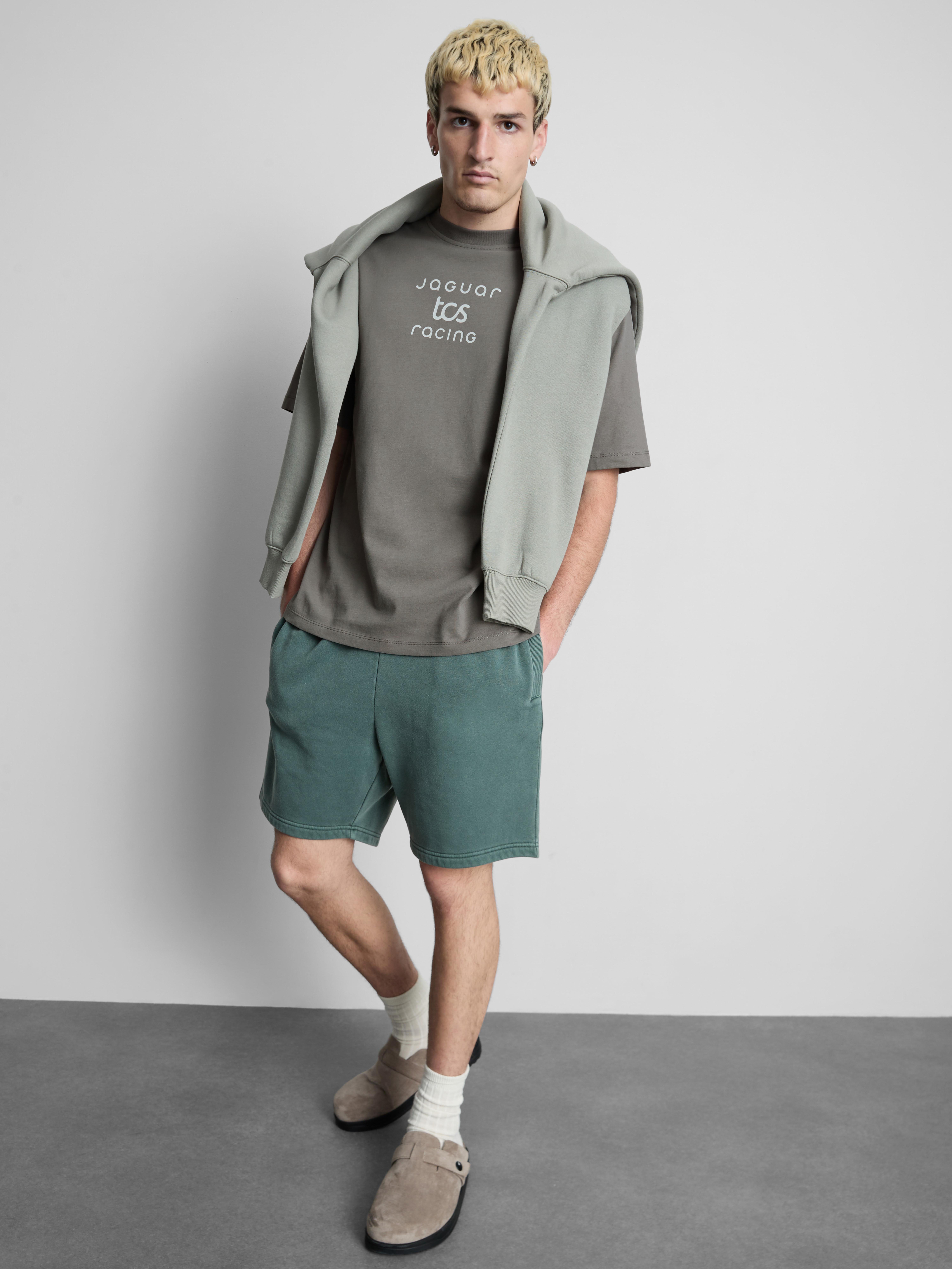 Tricou cu imprimeu Jaguar TCS Racing - Gri cărbune - Bărbați | Primark