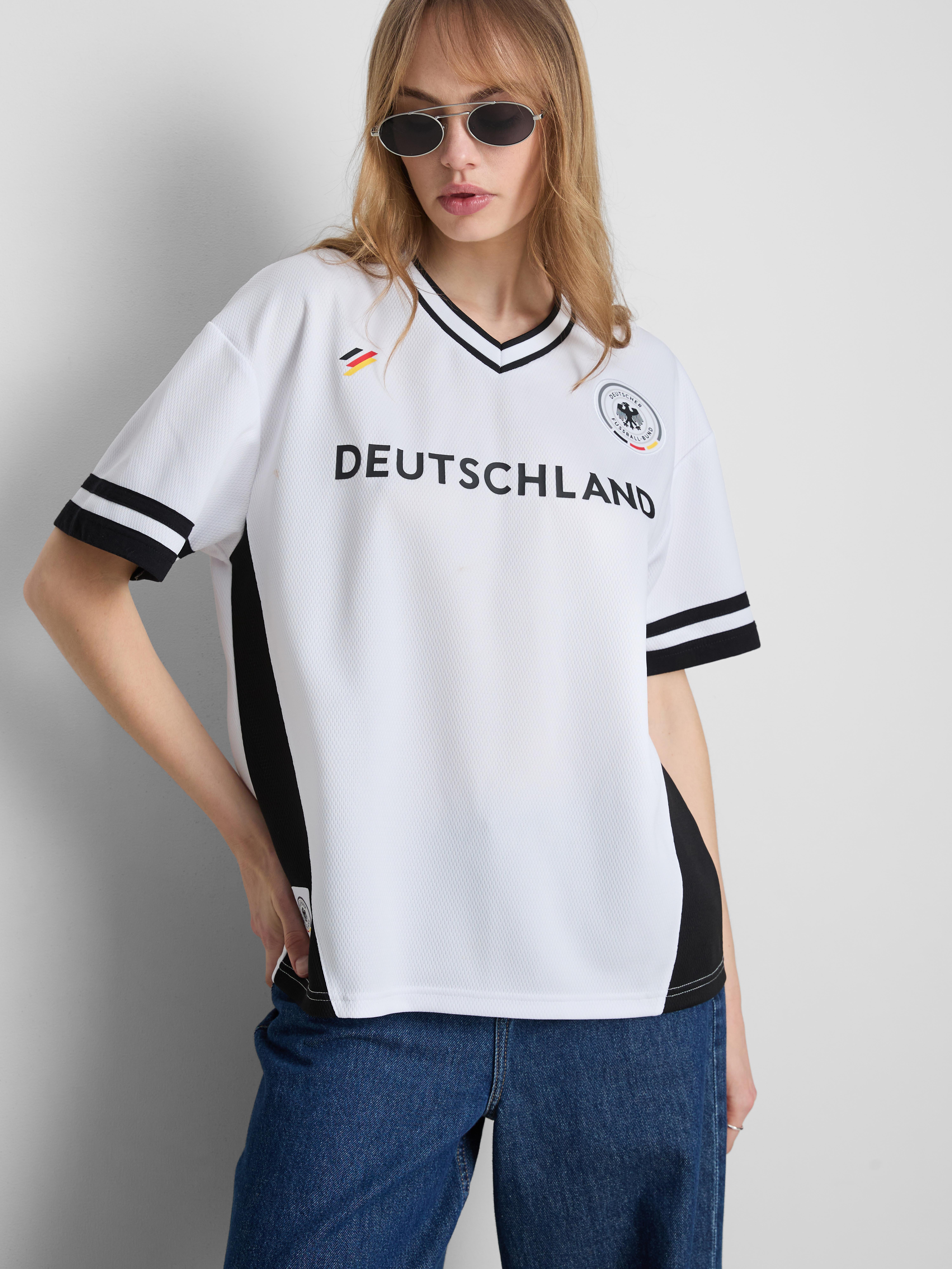 „Deutschland FC“ Fußballtrikot aus Netzstoff
