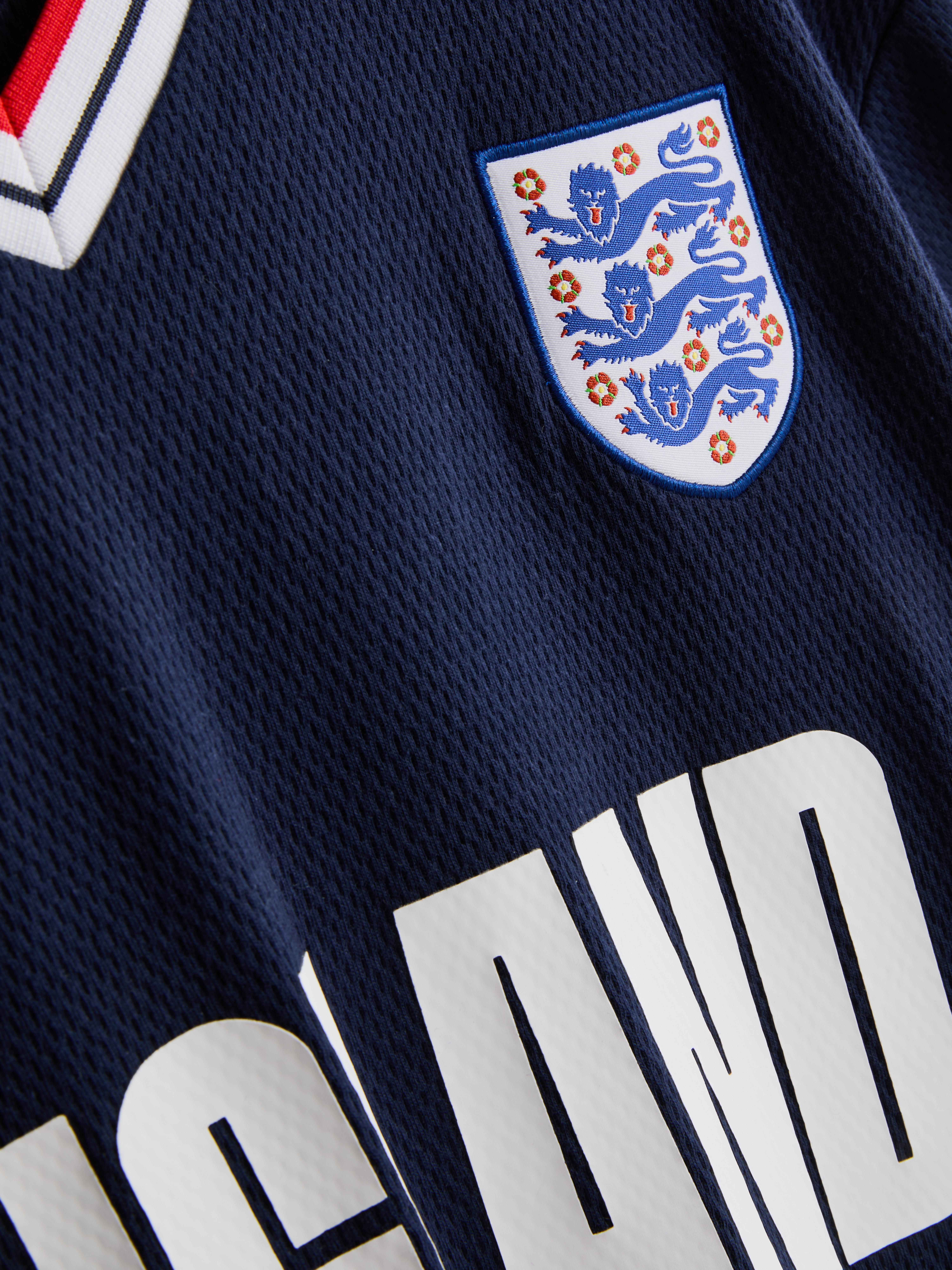 Womens Navy England FC Cotton Football Jersey | Primark