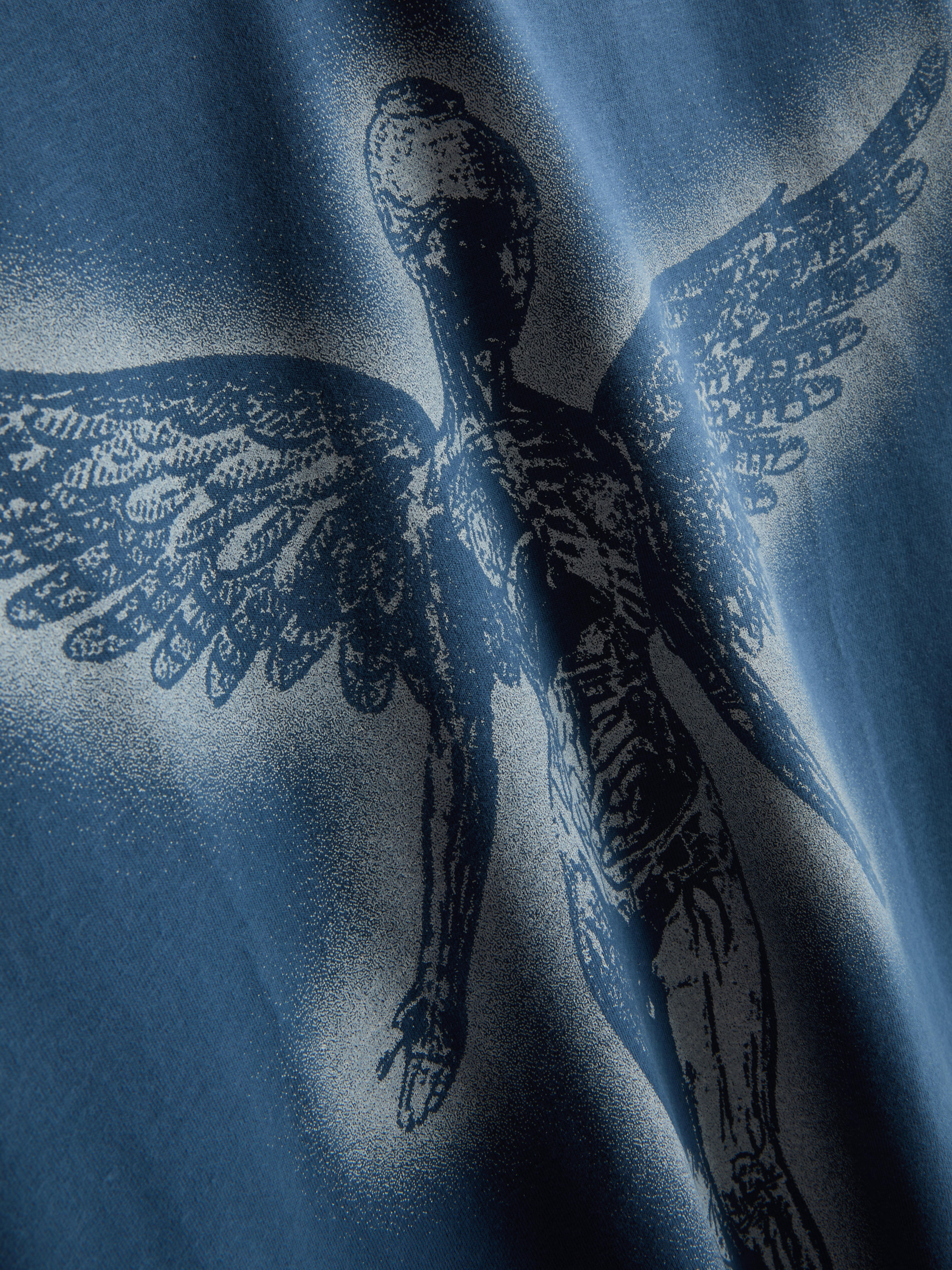 Camiseta con estampado del ángel de Nirvana