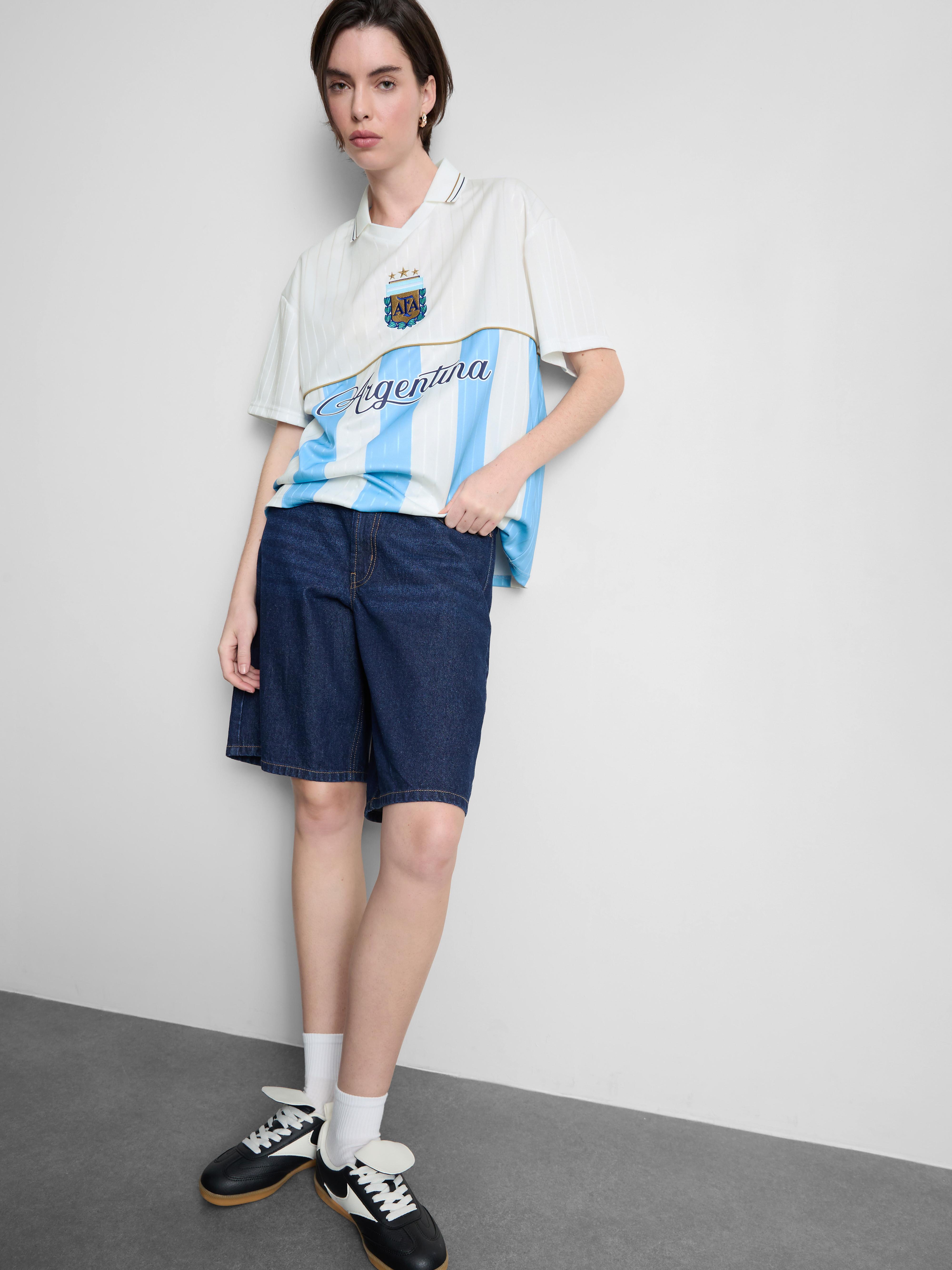 Argentina Collared Soccer Jersey
