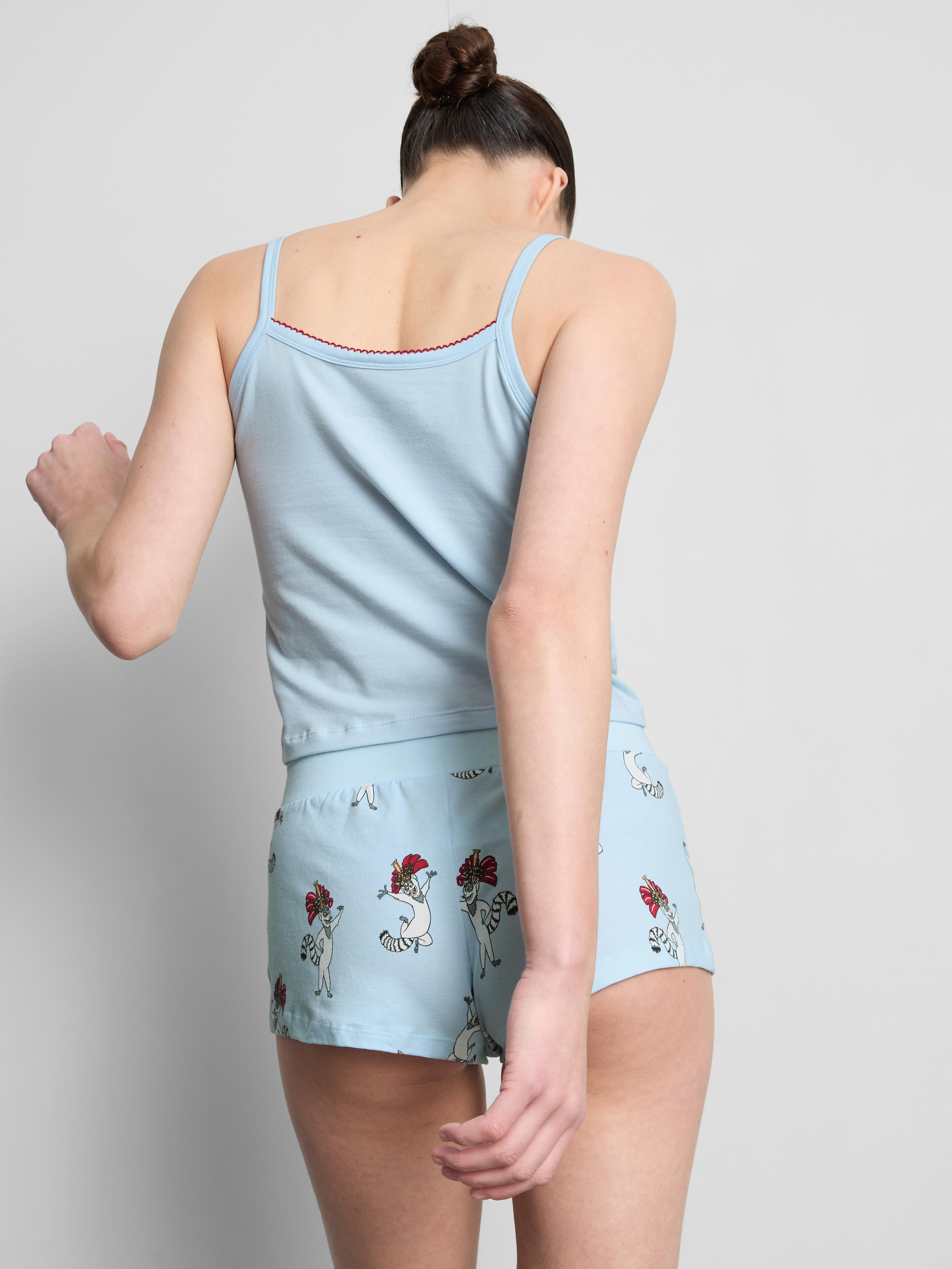 Madagascar Cotton Vest Shorty Pyjamas