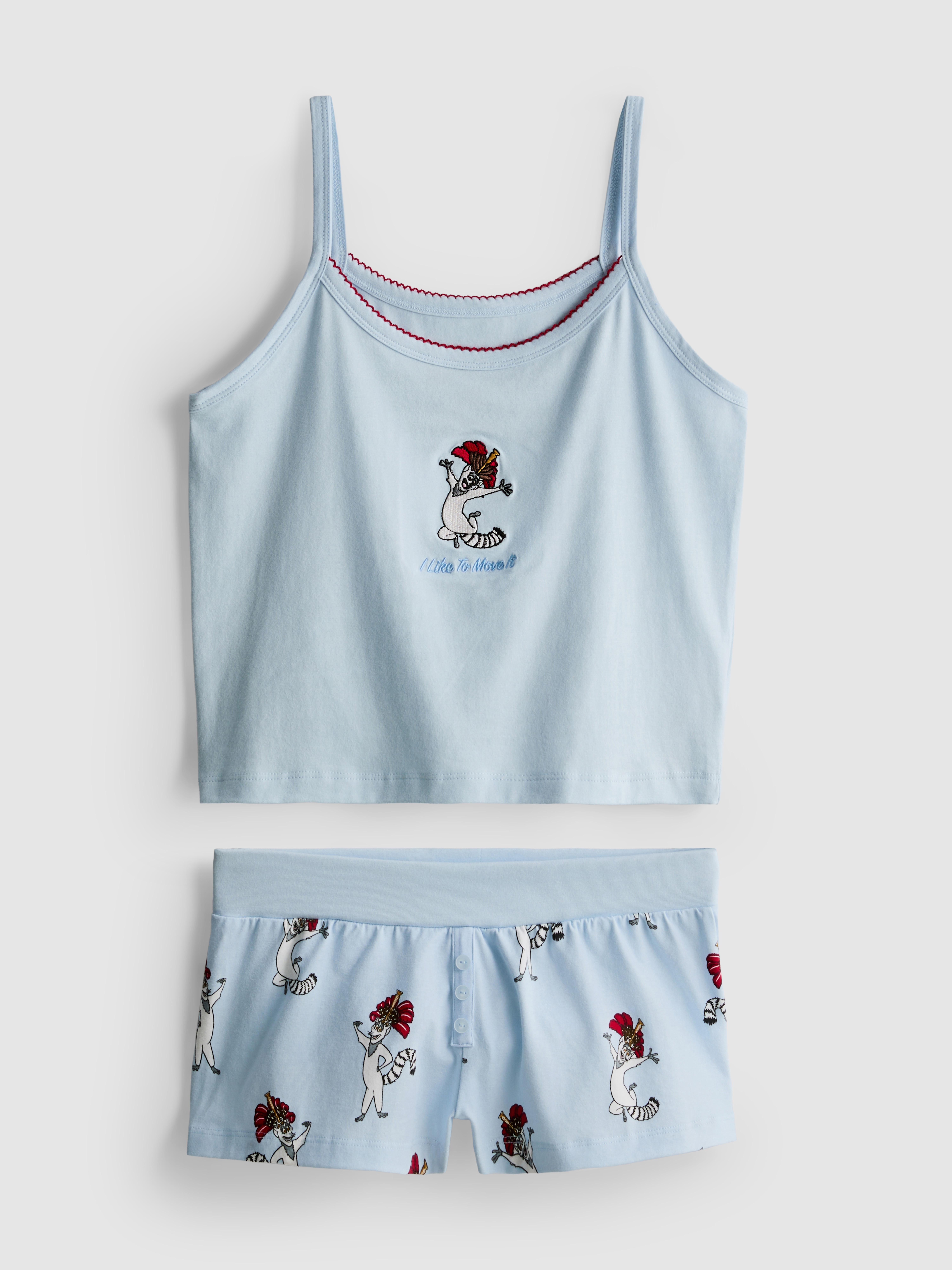 Madagascar Cotton Vest Shorty Pyjamas