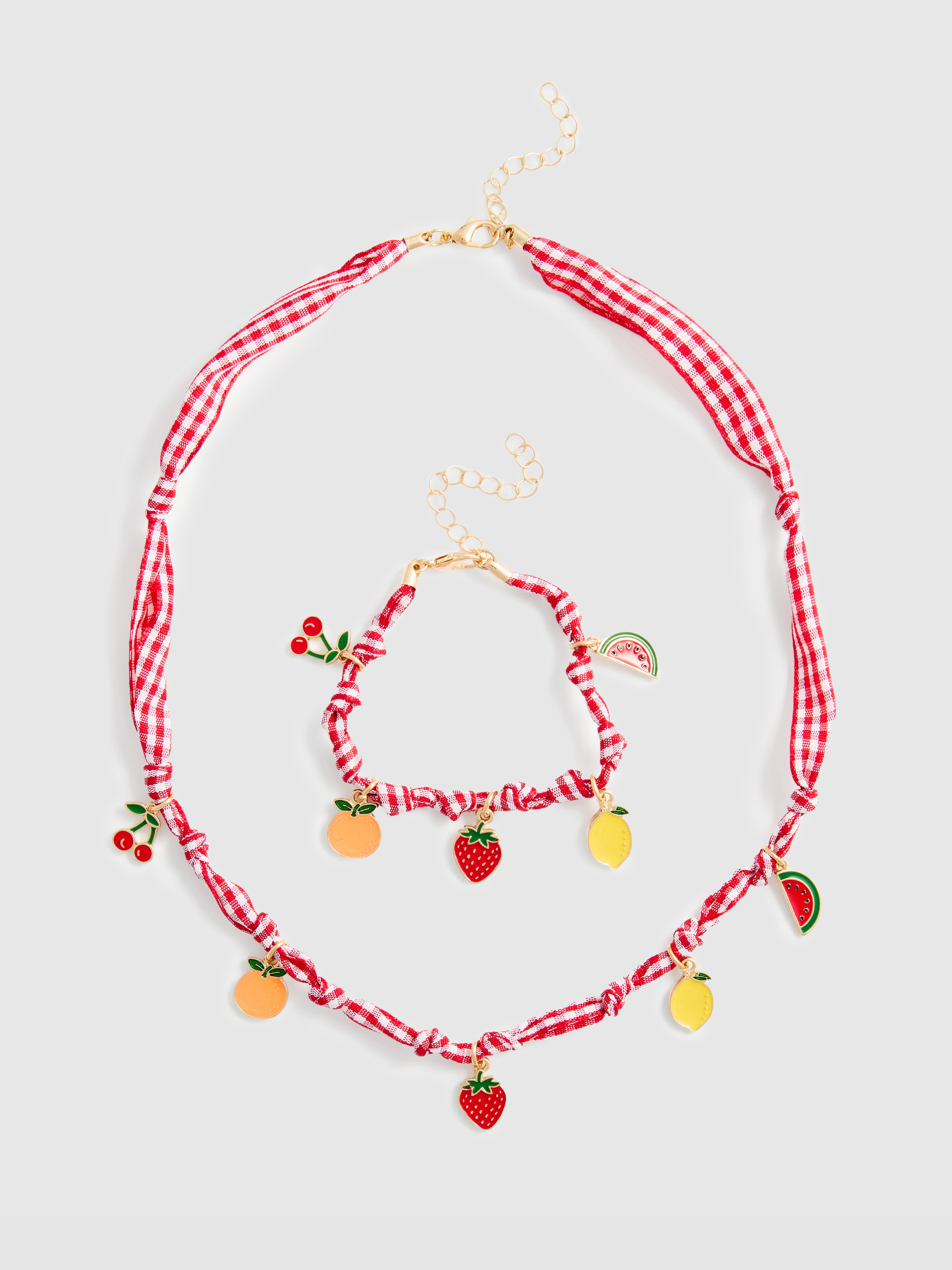 Fruit Charm Jewelry Set