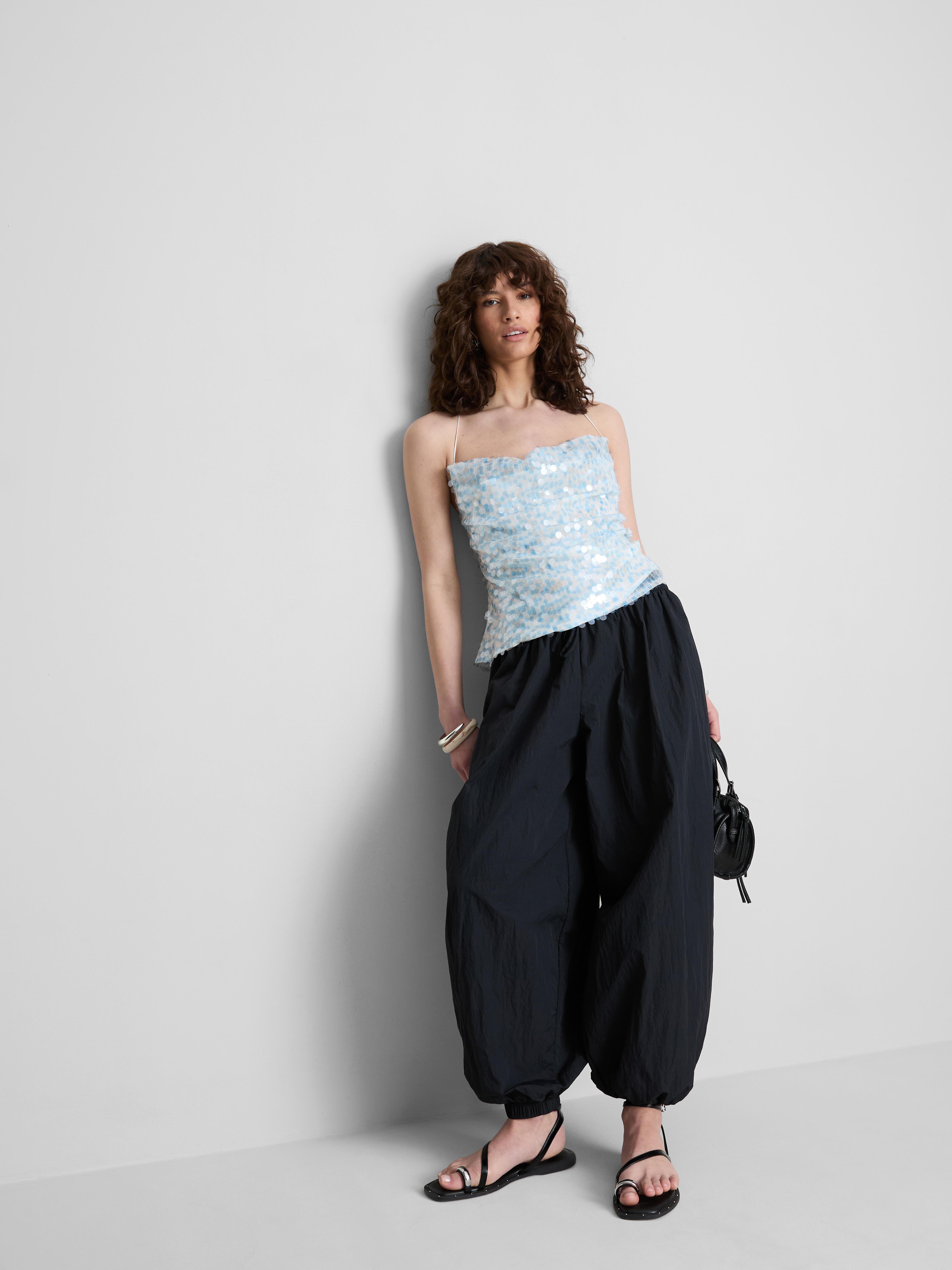 The Primark Scene | Top z naramnicami in bleščicami