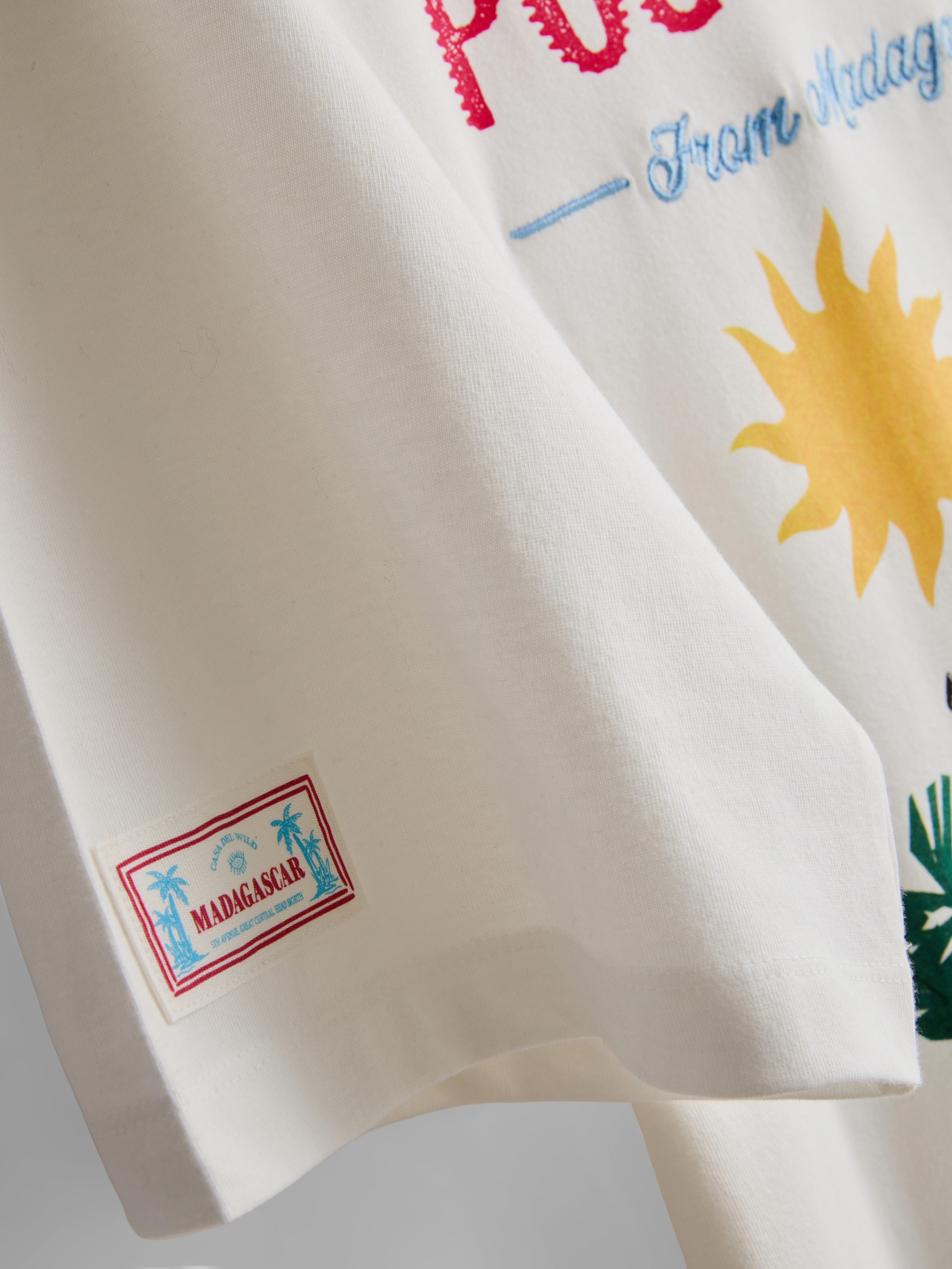 „Madagascar“ Oversized-Nachthemd aus Baumwolle