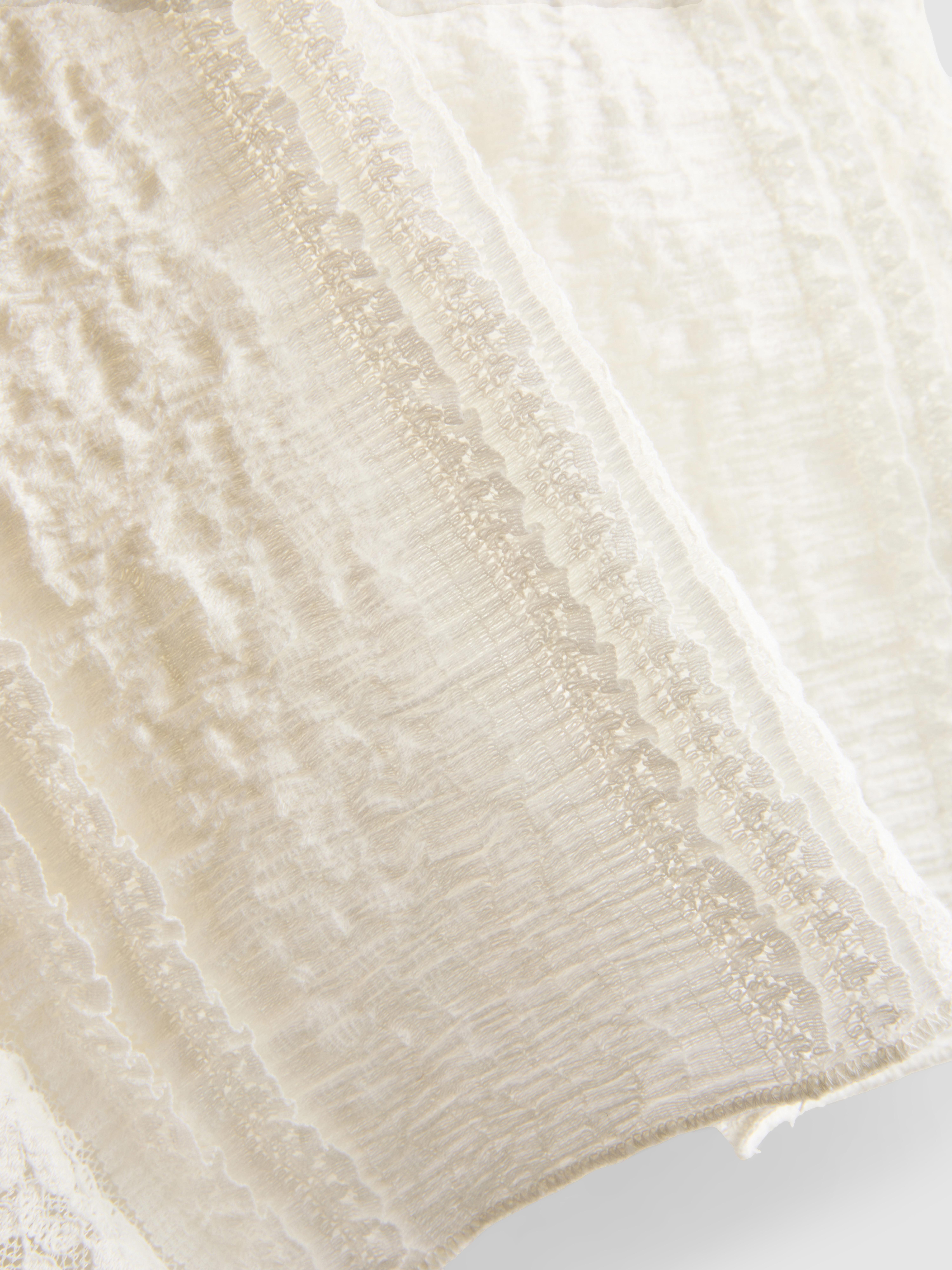 Cotton Blend Lace Bandeau