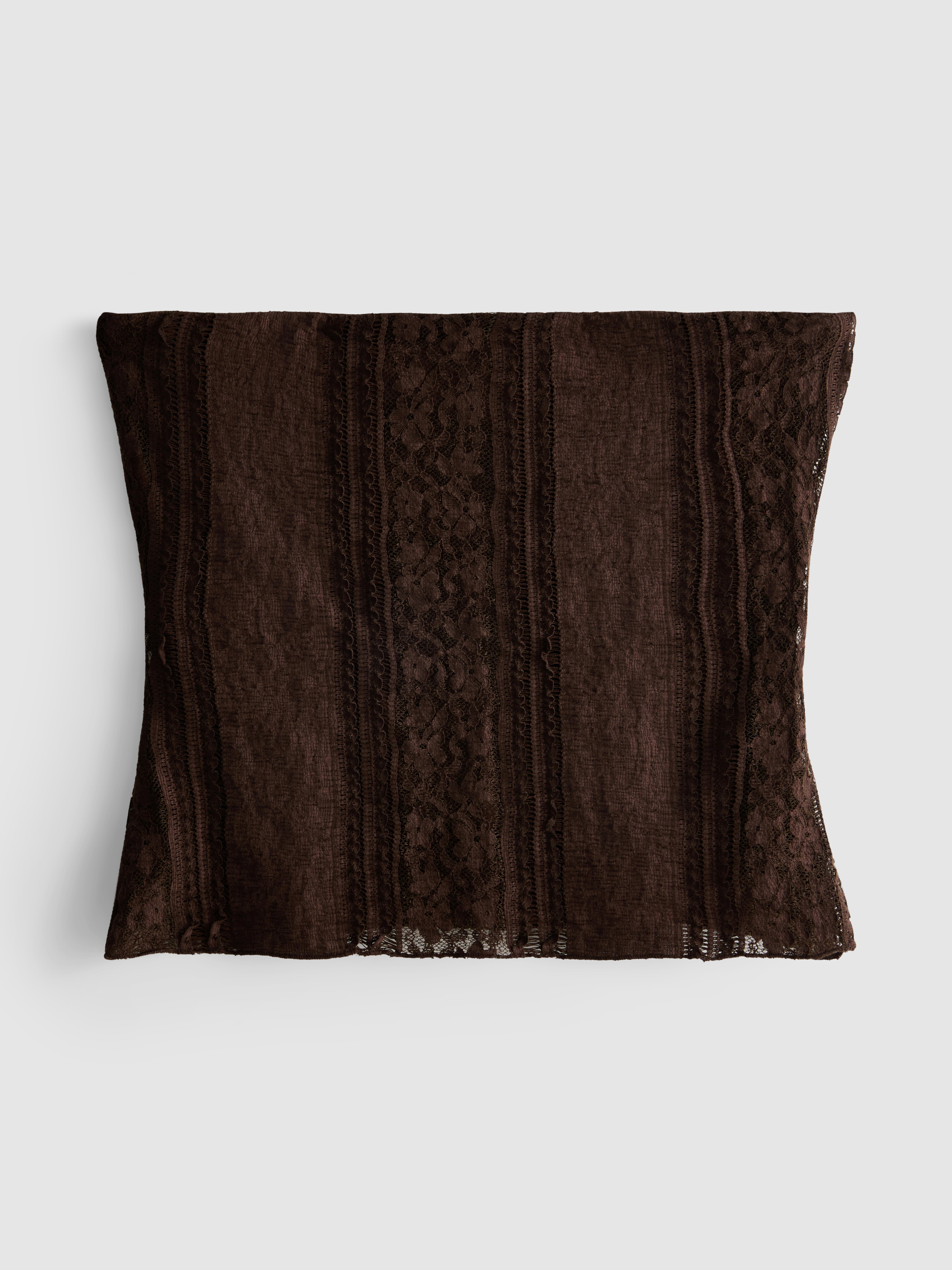 Cotton Blend Lace Bandeau