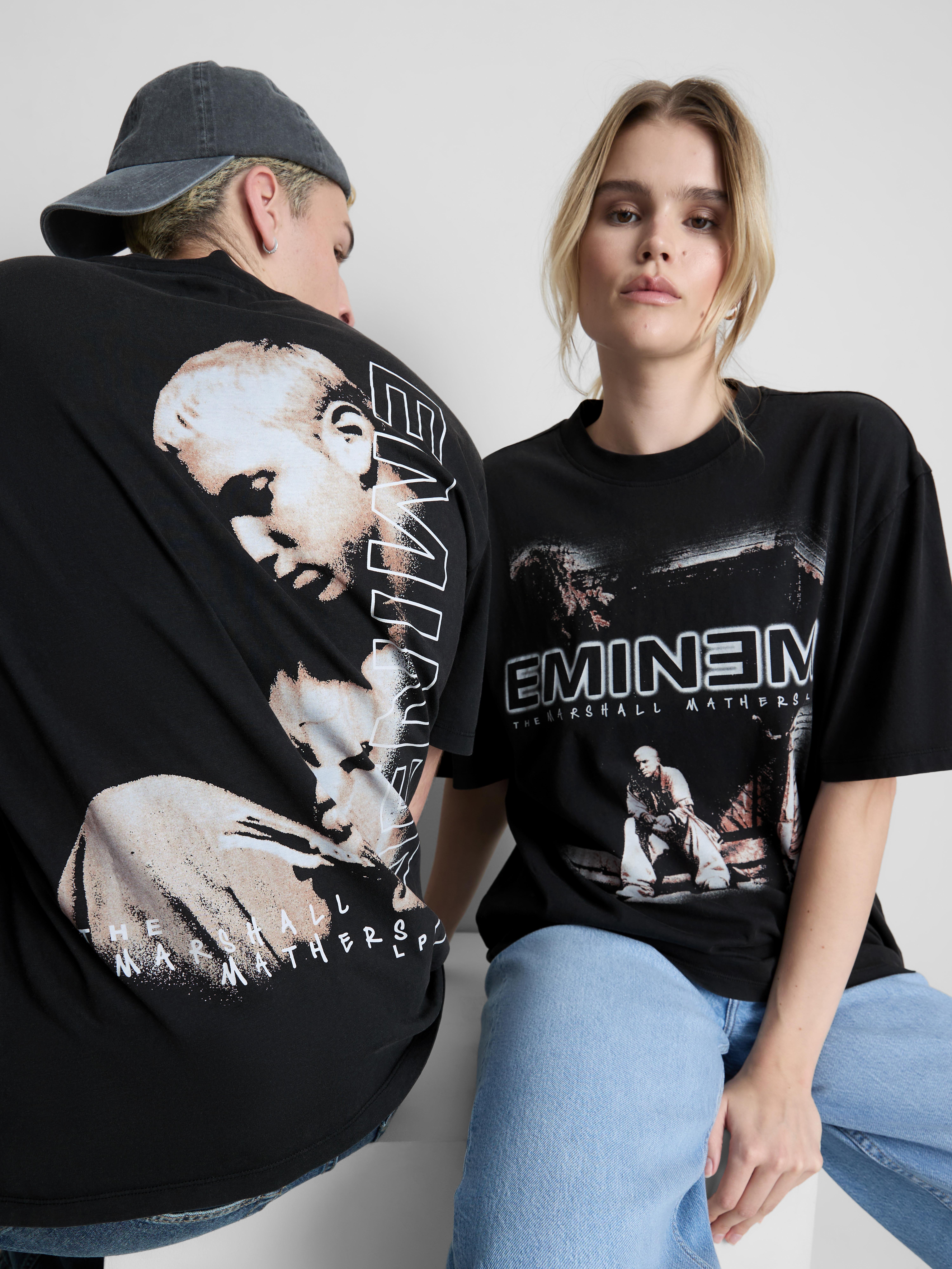 Men's Charcoal Eminem Graphic T-Shirt | Primark