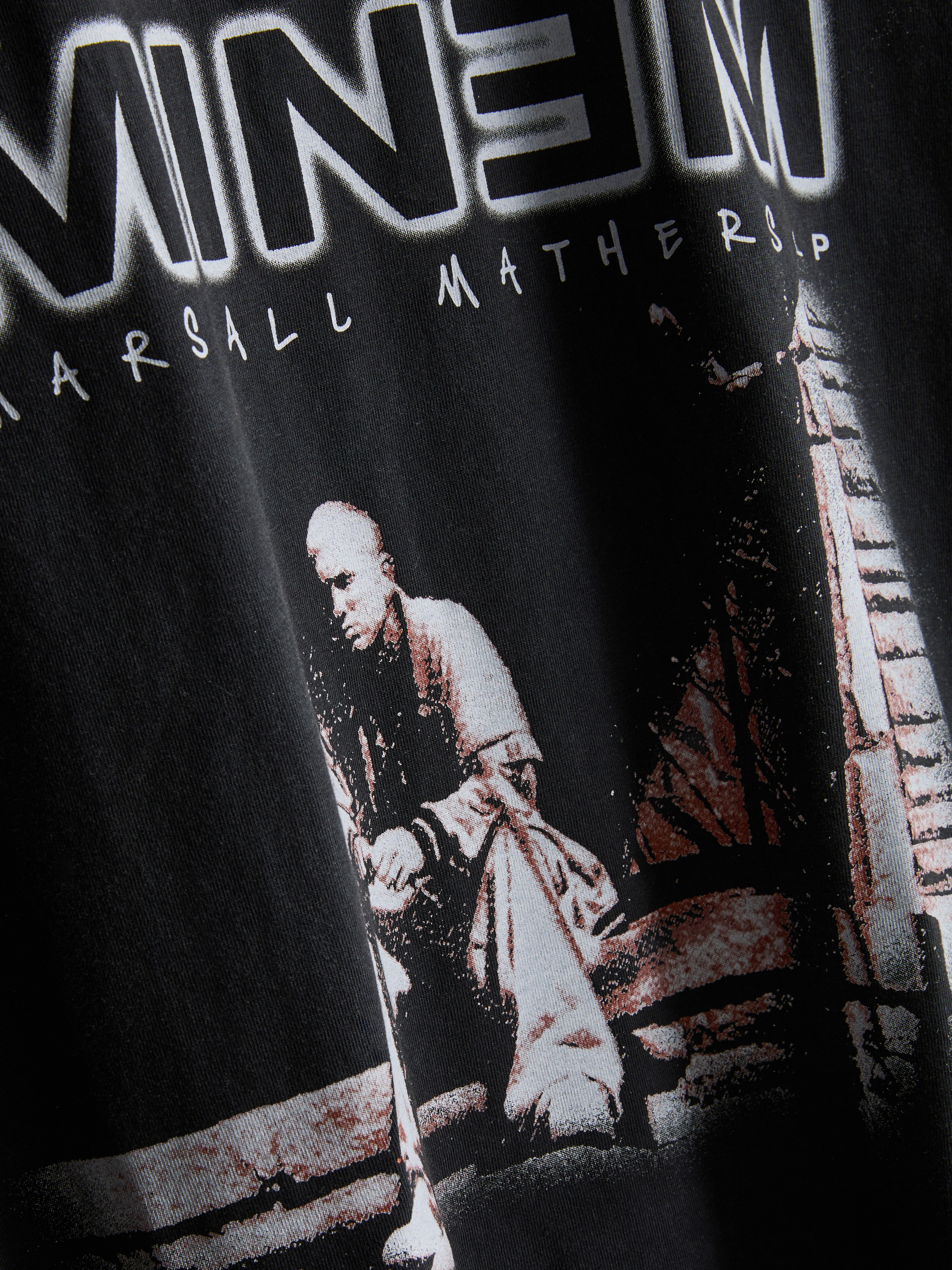 Mens Charcoal Eminem Graphic T-Shirt | Primark