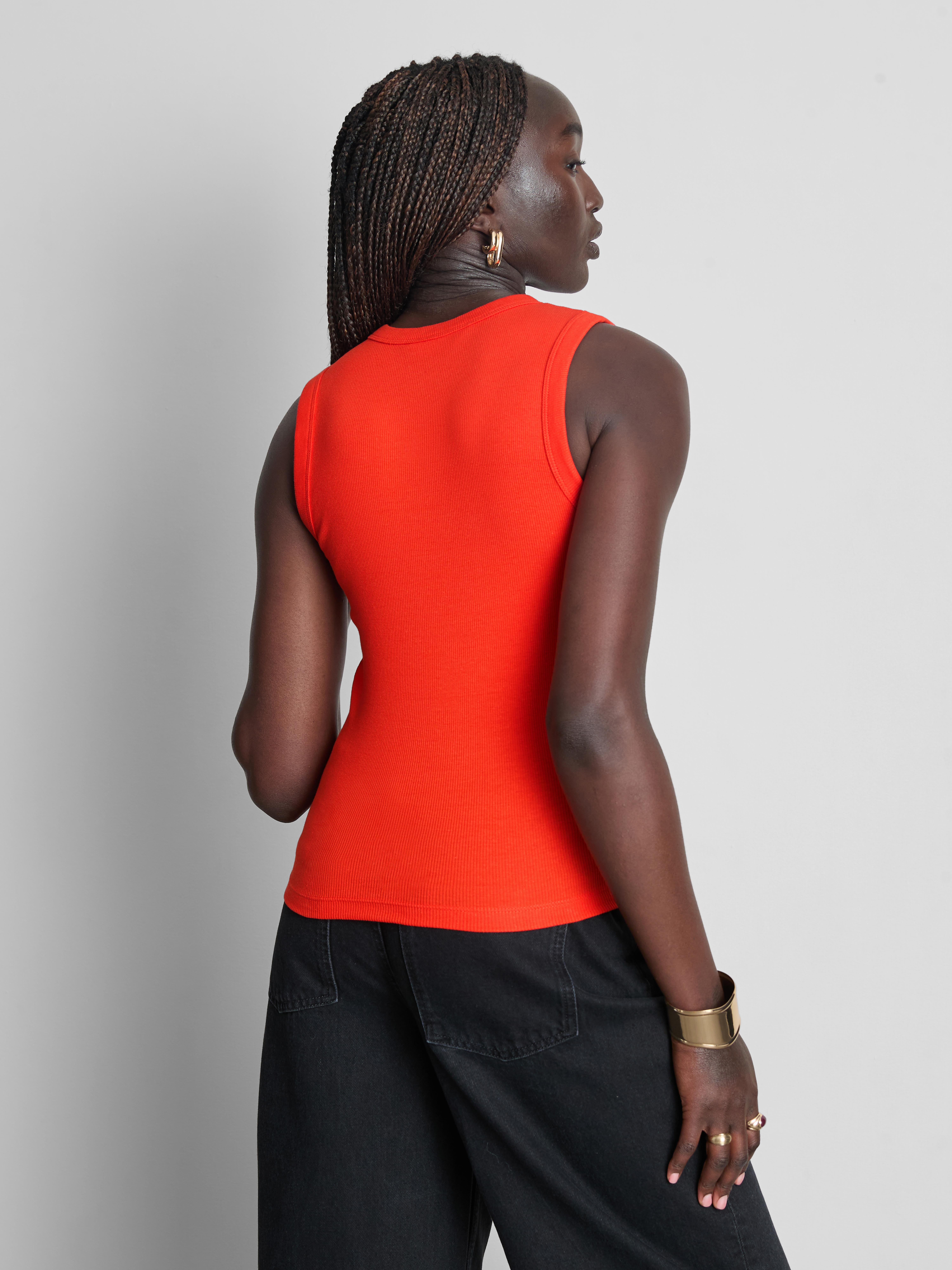 Cotton Rich Ribbed Graphic Vest