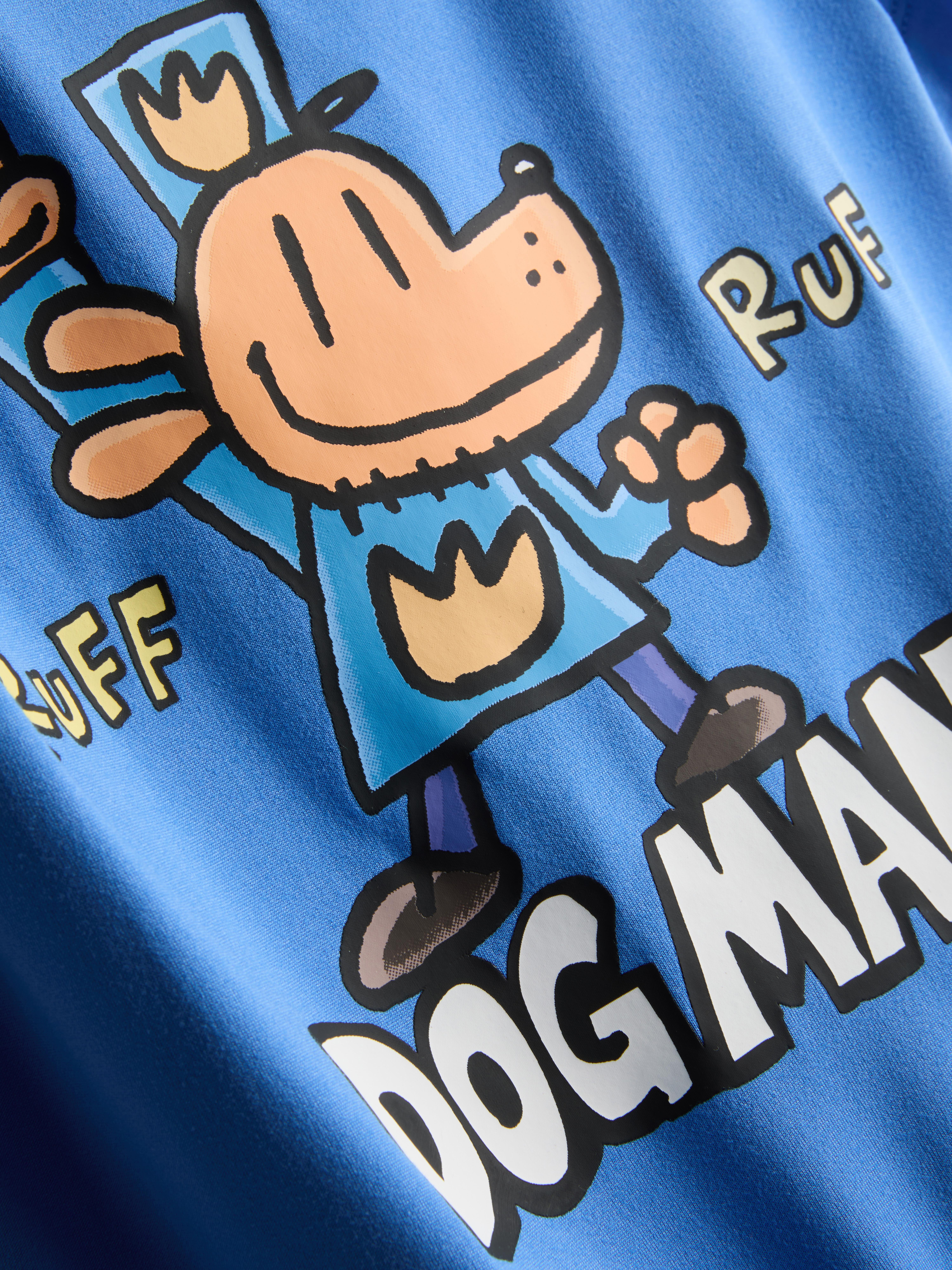 1,5–8 Jahre | Kurzer „Dog Man“ Schlafanzug