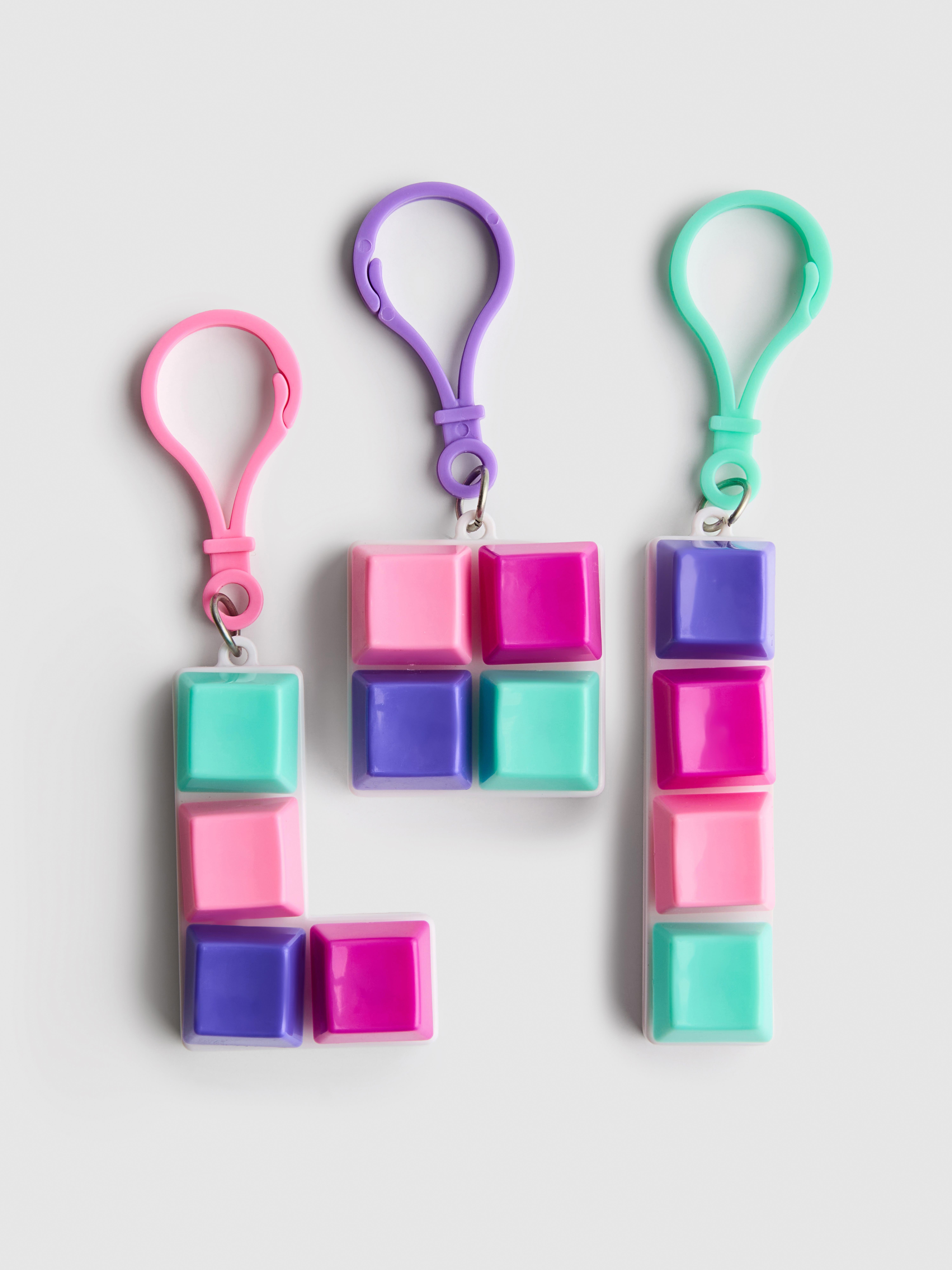 3 db kattintható, billentyűzetet mintázó stresszoldó játék