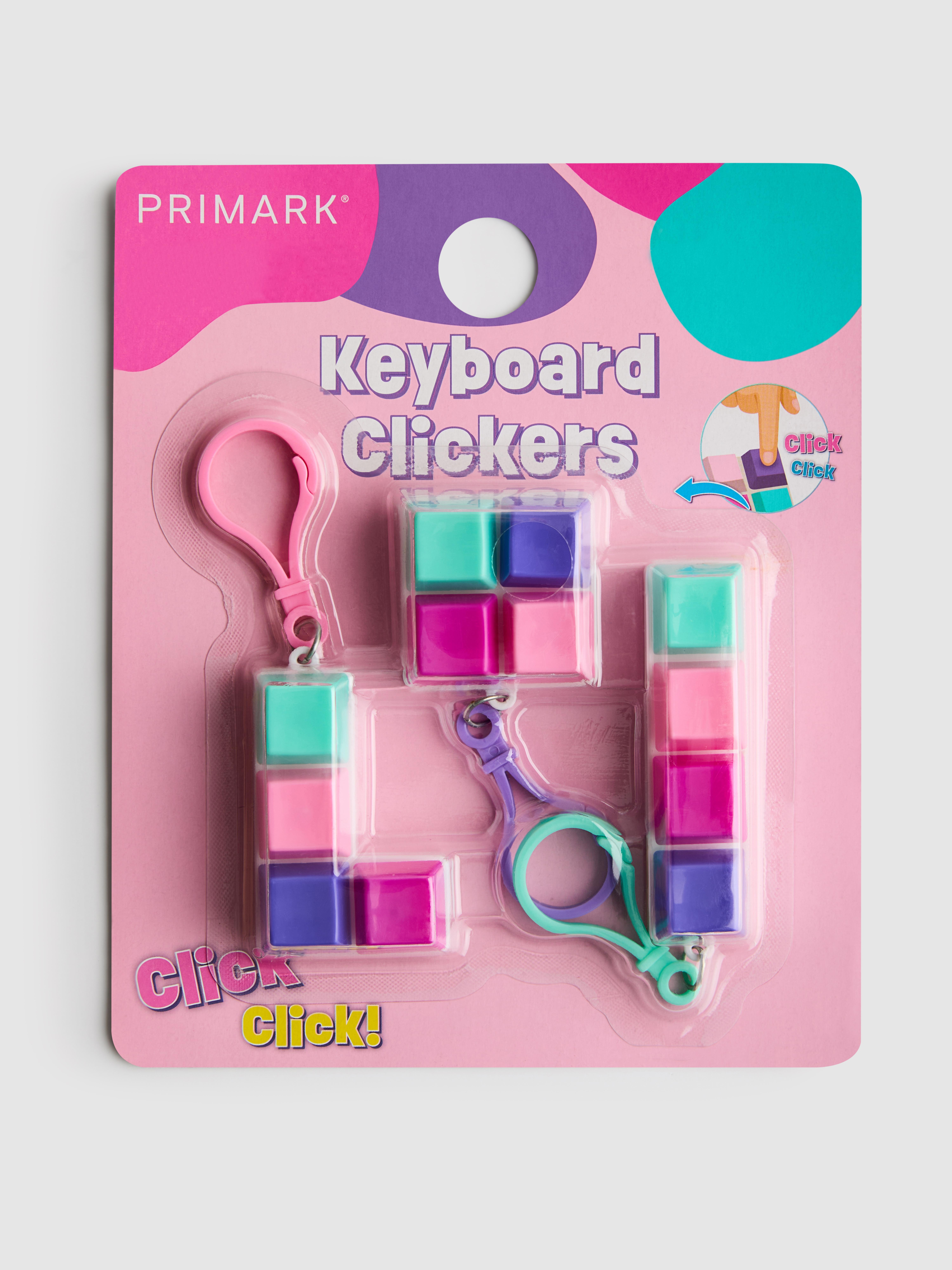 Klicker-Spielzeug in Tastatur-Optik, 3er-Pack