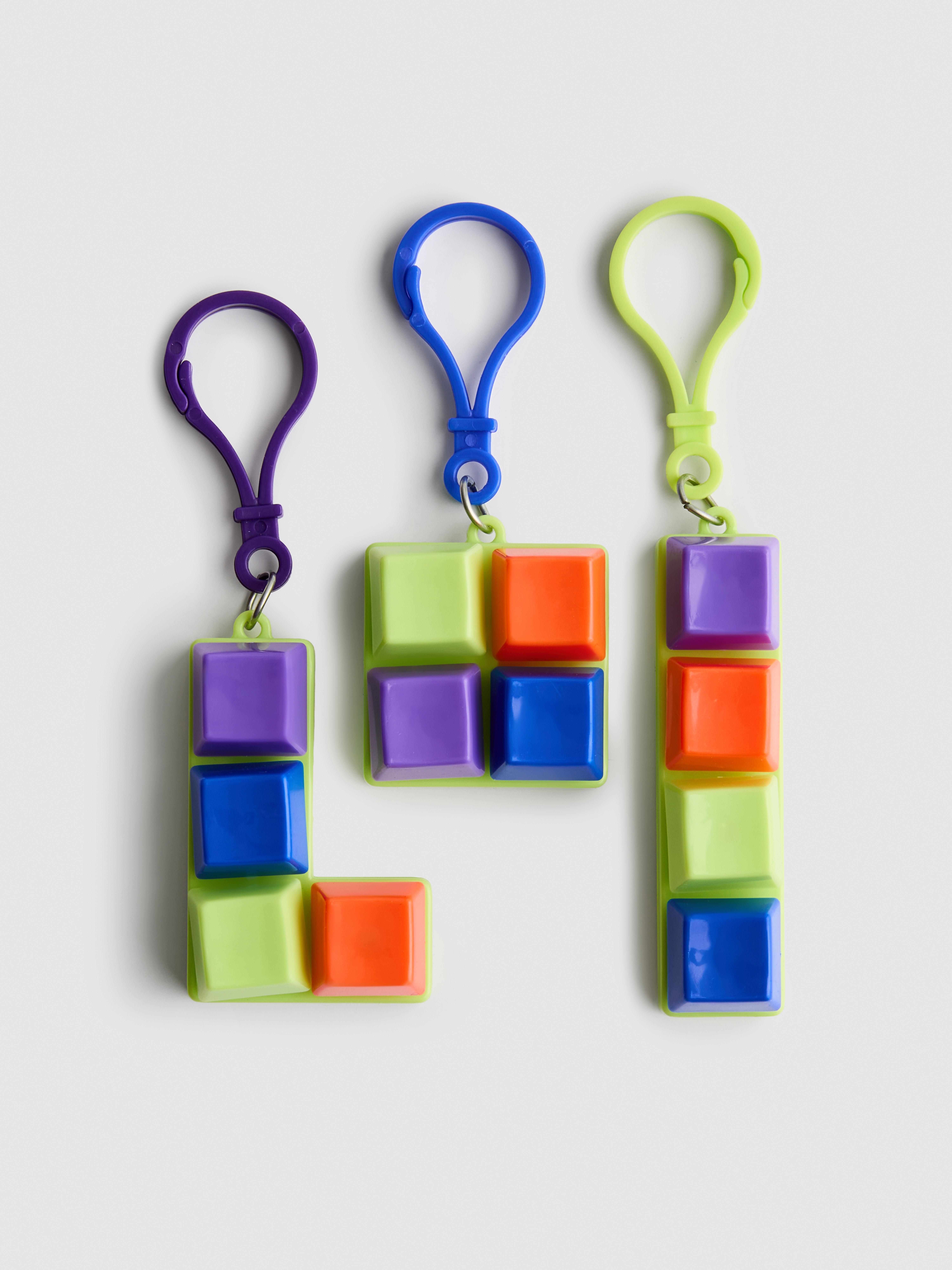 3 db kattintható, billentyűzetet mintázó stresszoldó játék