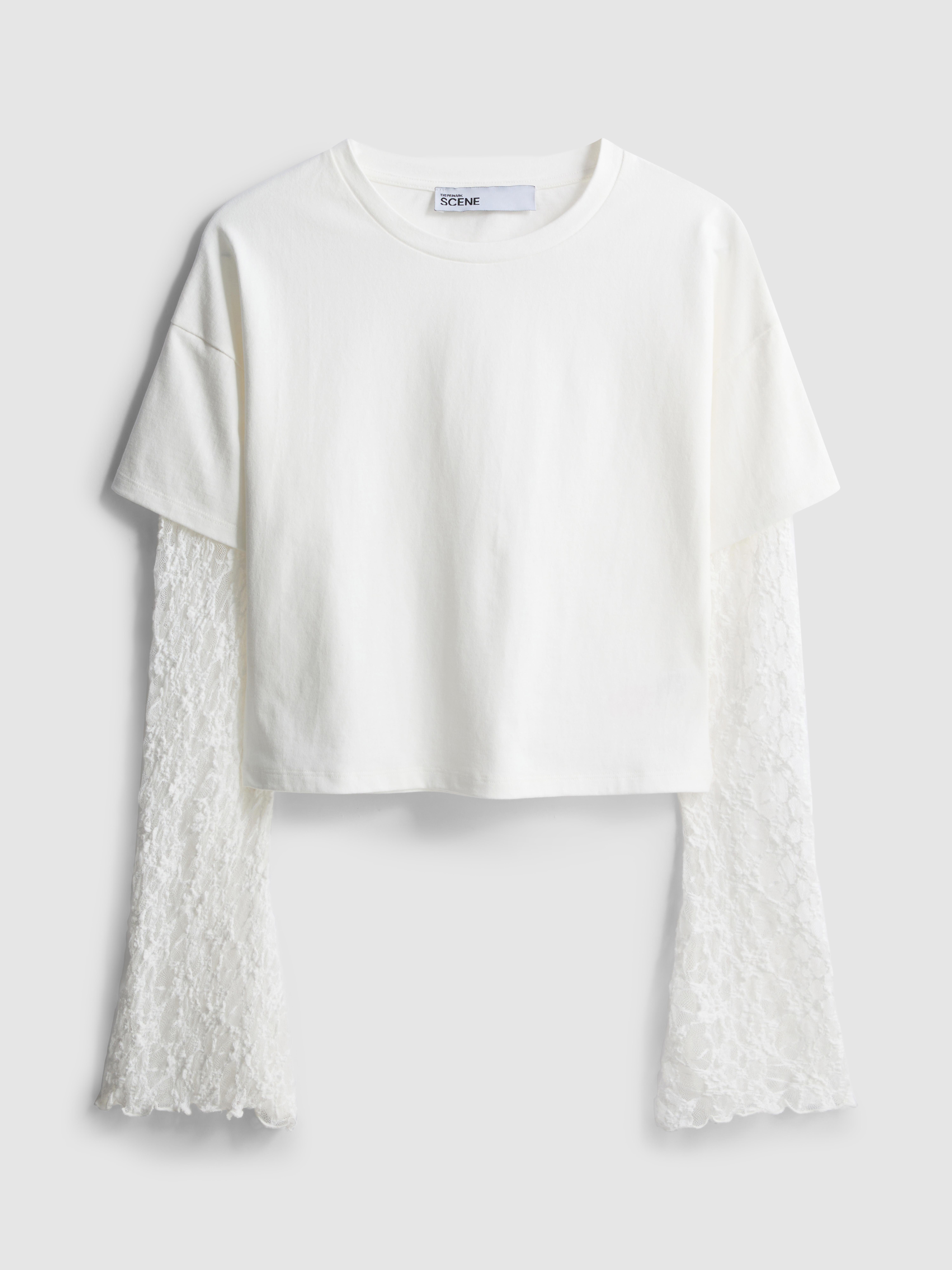 The Primark Scene | Layered Lace T-Shirt