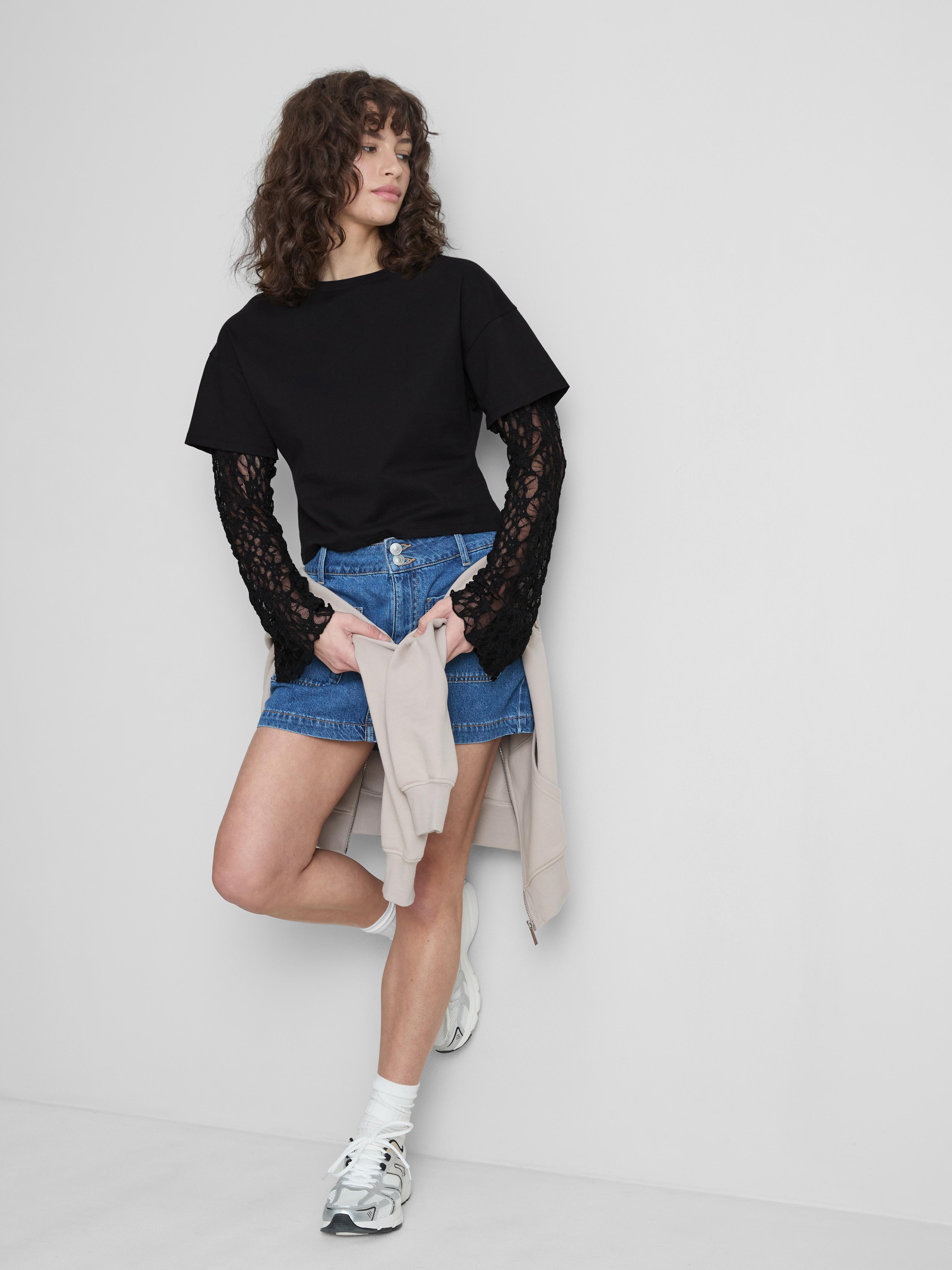 The Primark Scene | Camiseta con encaje y capas