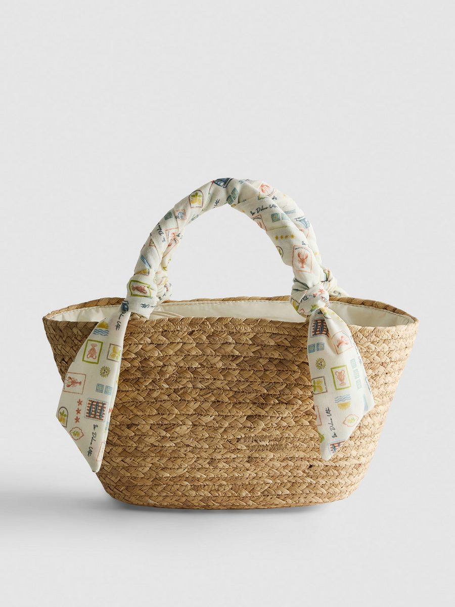 Brown Woven Straw Tote Bag – Primark – صورة المنتج