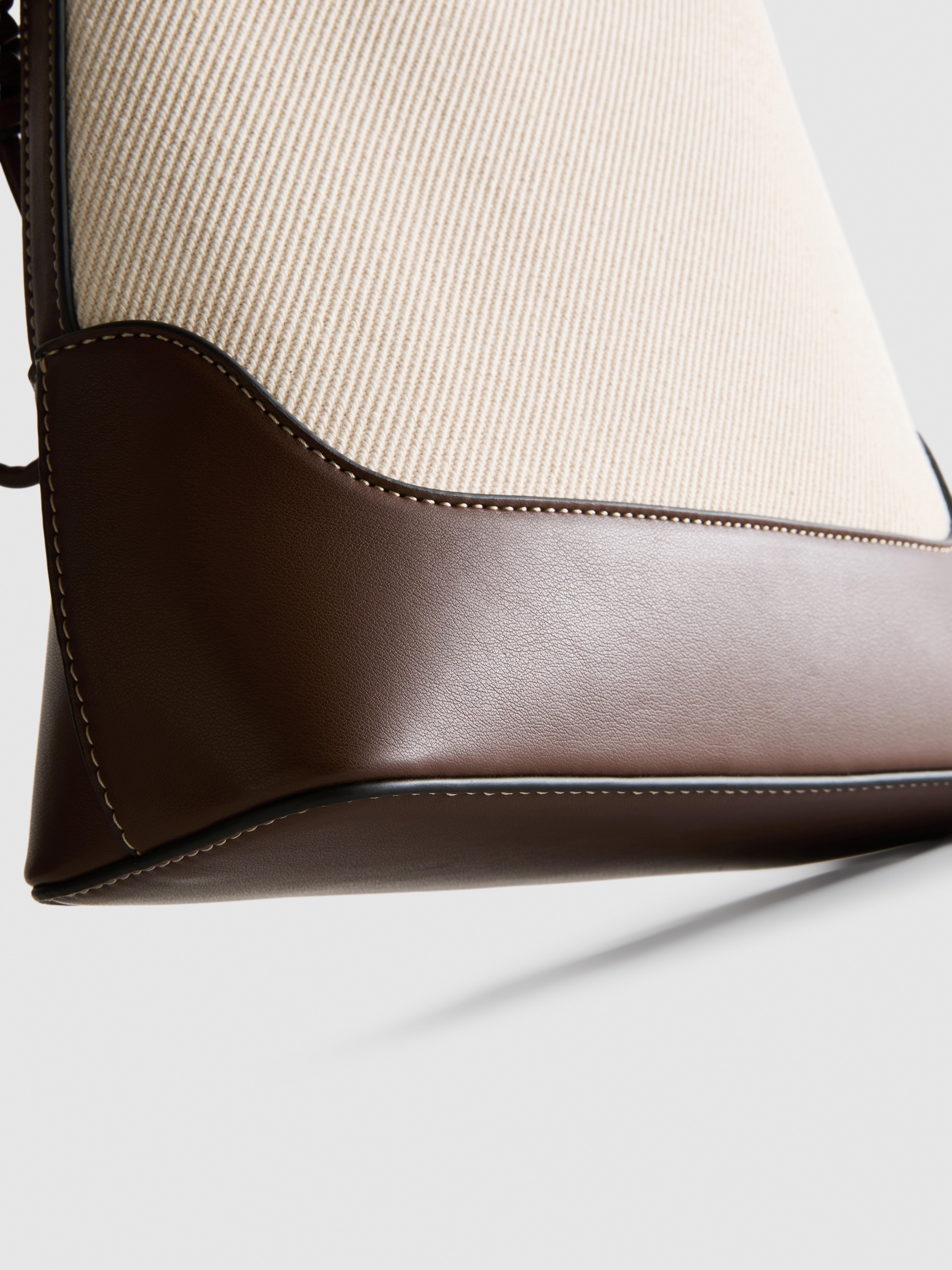 Faux Leather Bucket Bag