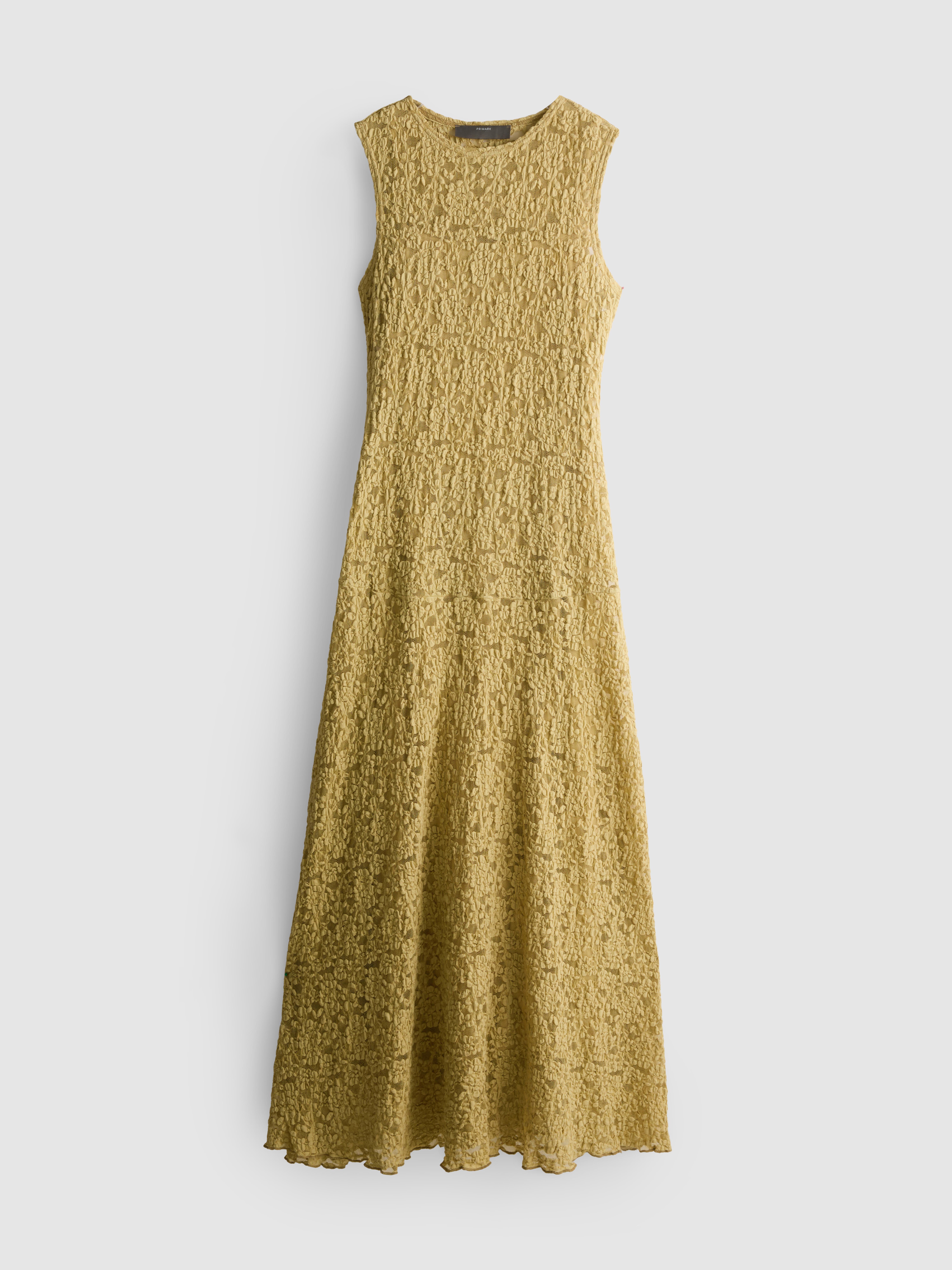Women's Green Stretch Lace Maxi Dress | Primark