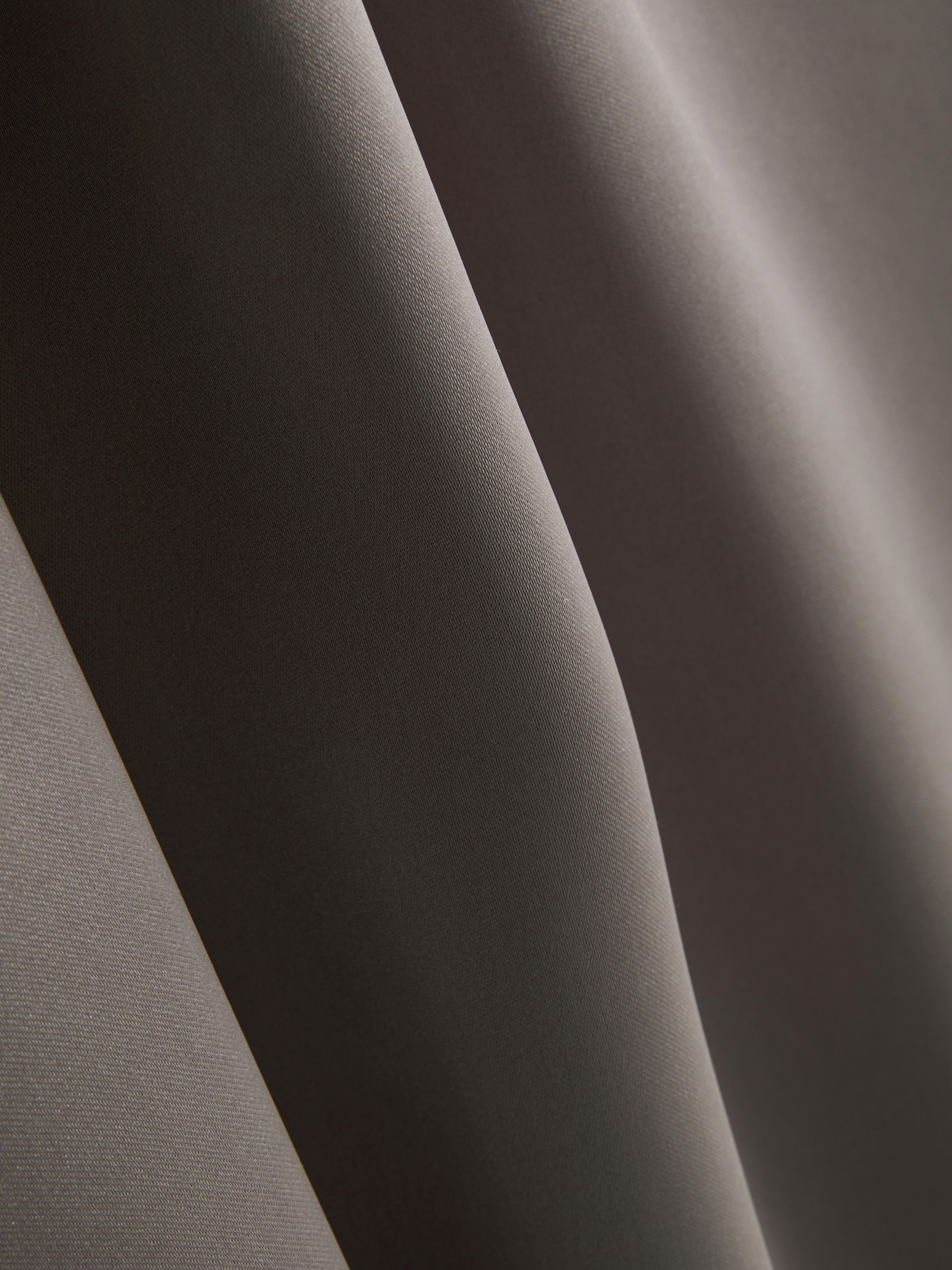 Women's Gray Long Satin Bias-Cut Circle Skirt