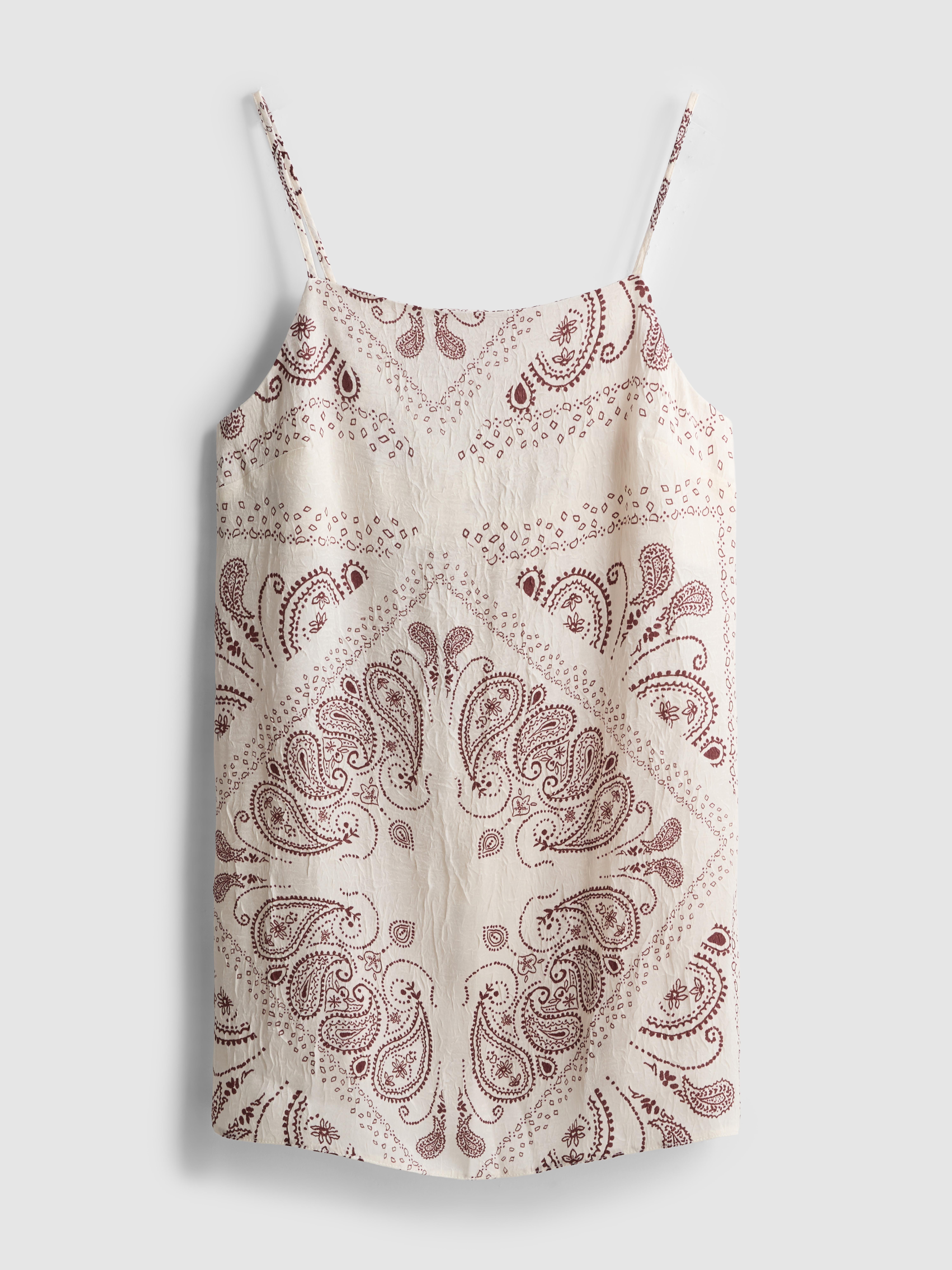 Paula Echevarría Crushed Satin Longline Cami Top