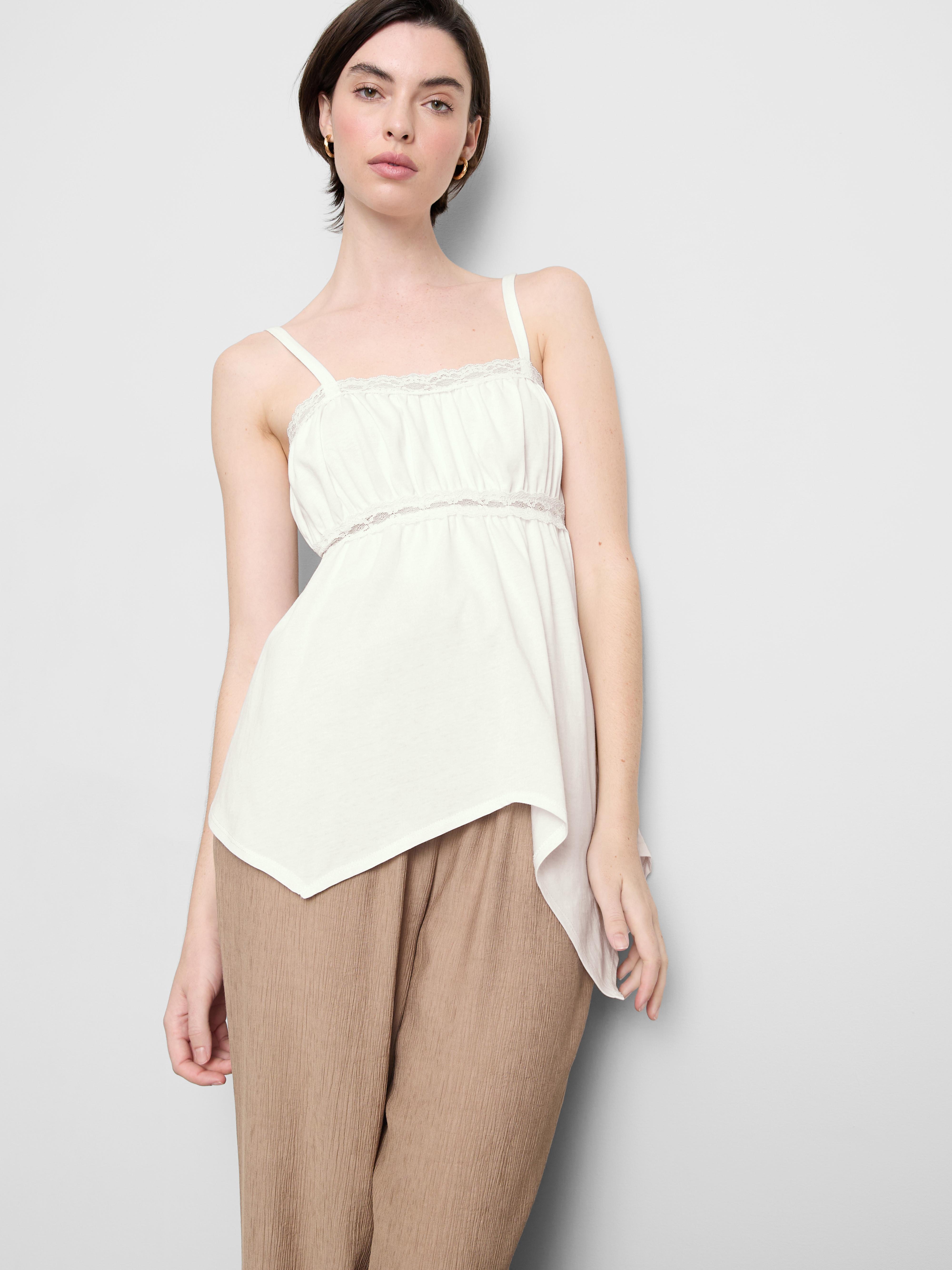 Cotton Hanky Hem Cami Top