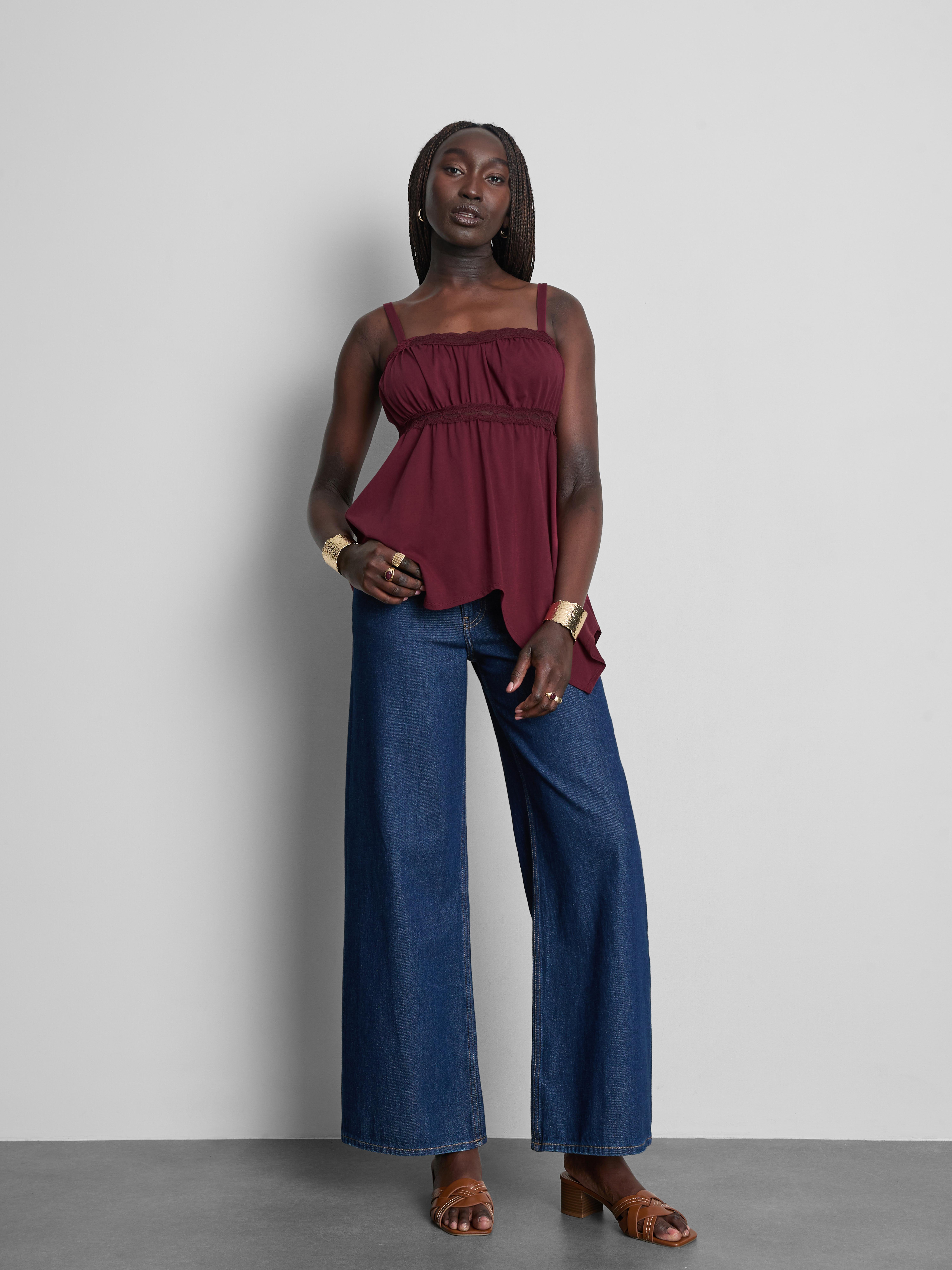 Cotton Hanky Hem Cami Top