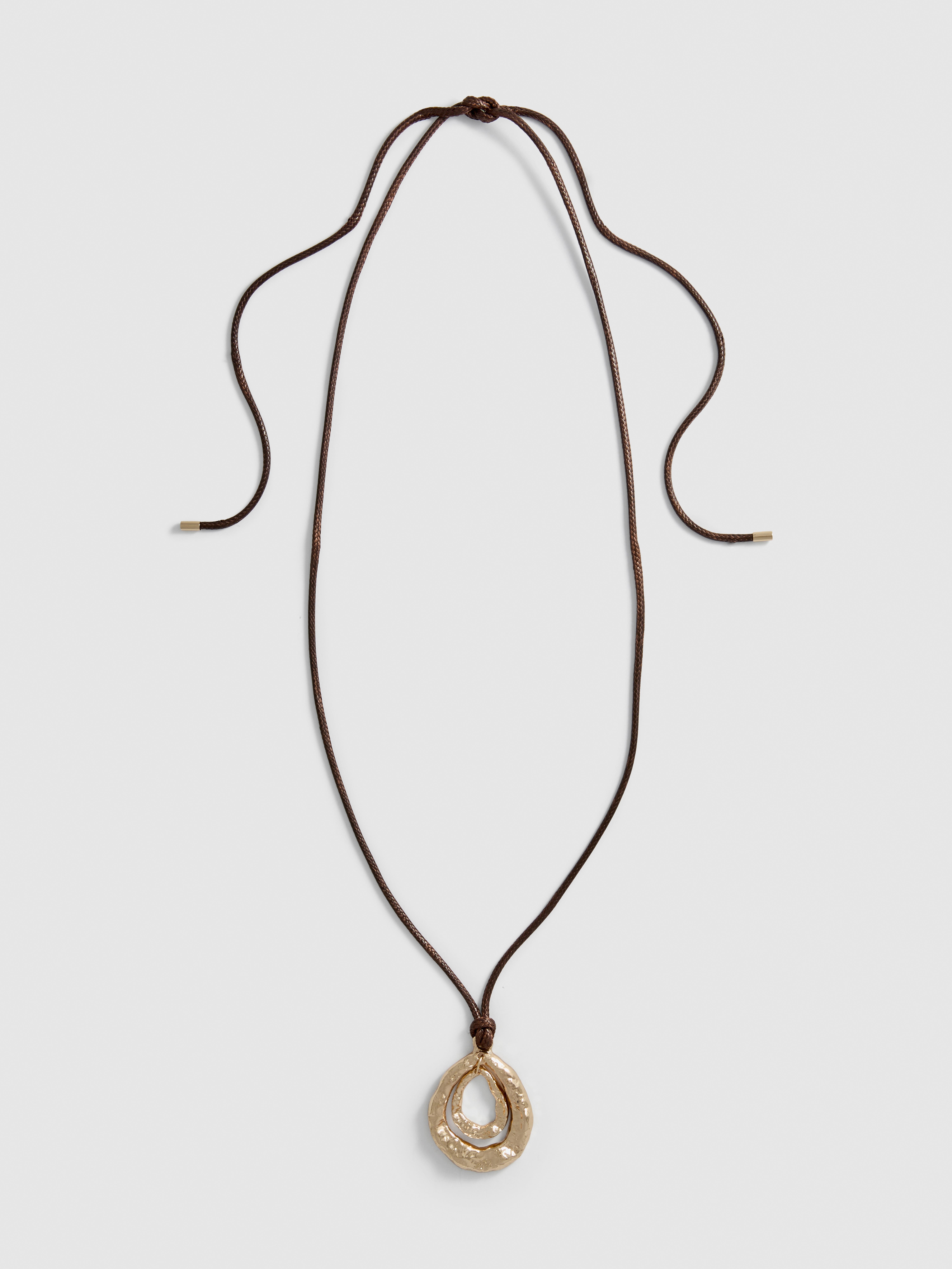 Halskoord met abstracte hanger