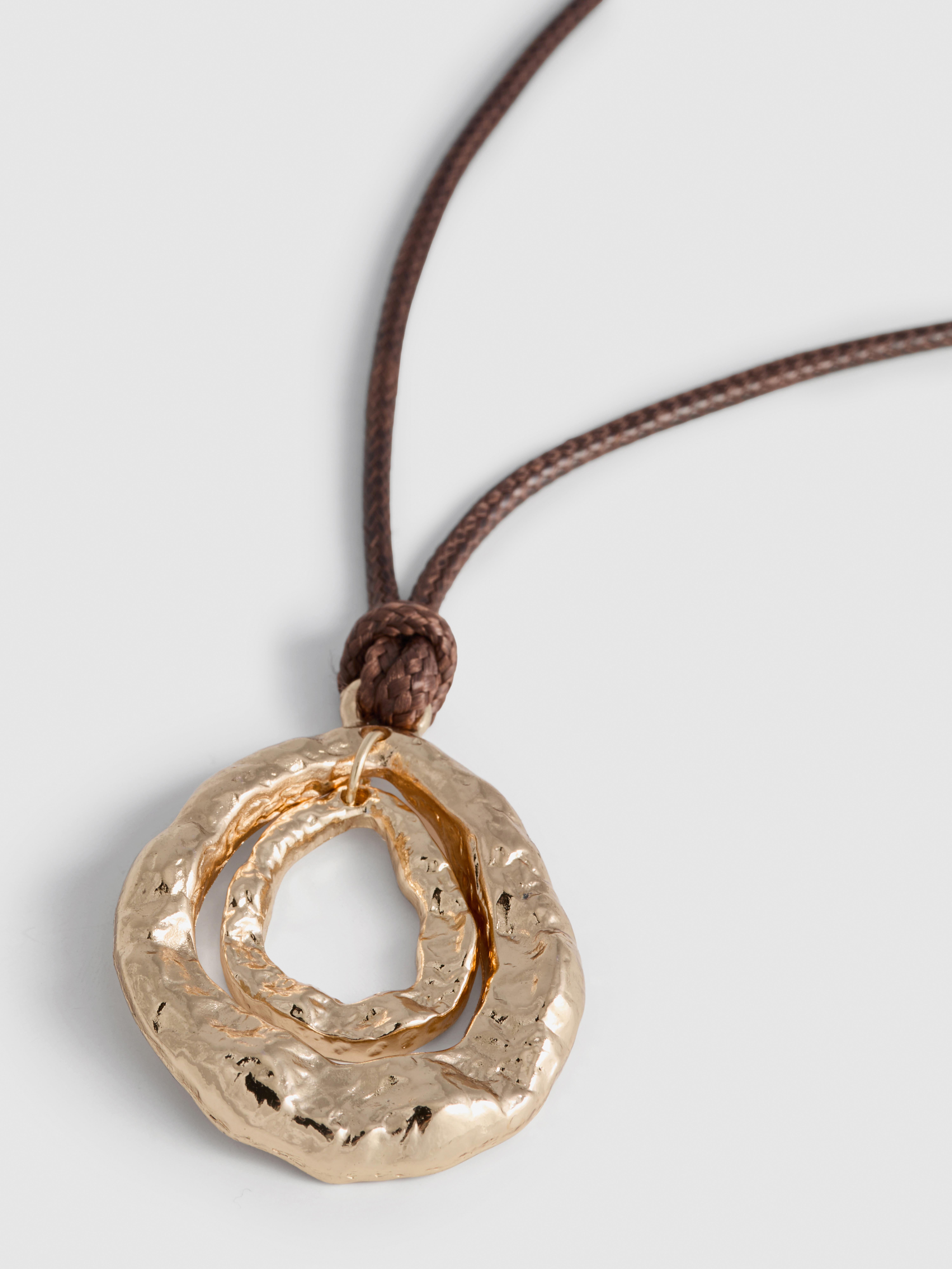 Halskoord met abstracte hanger