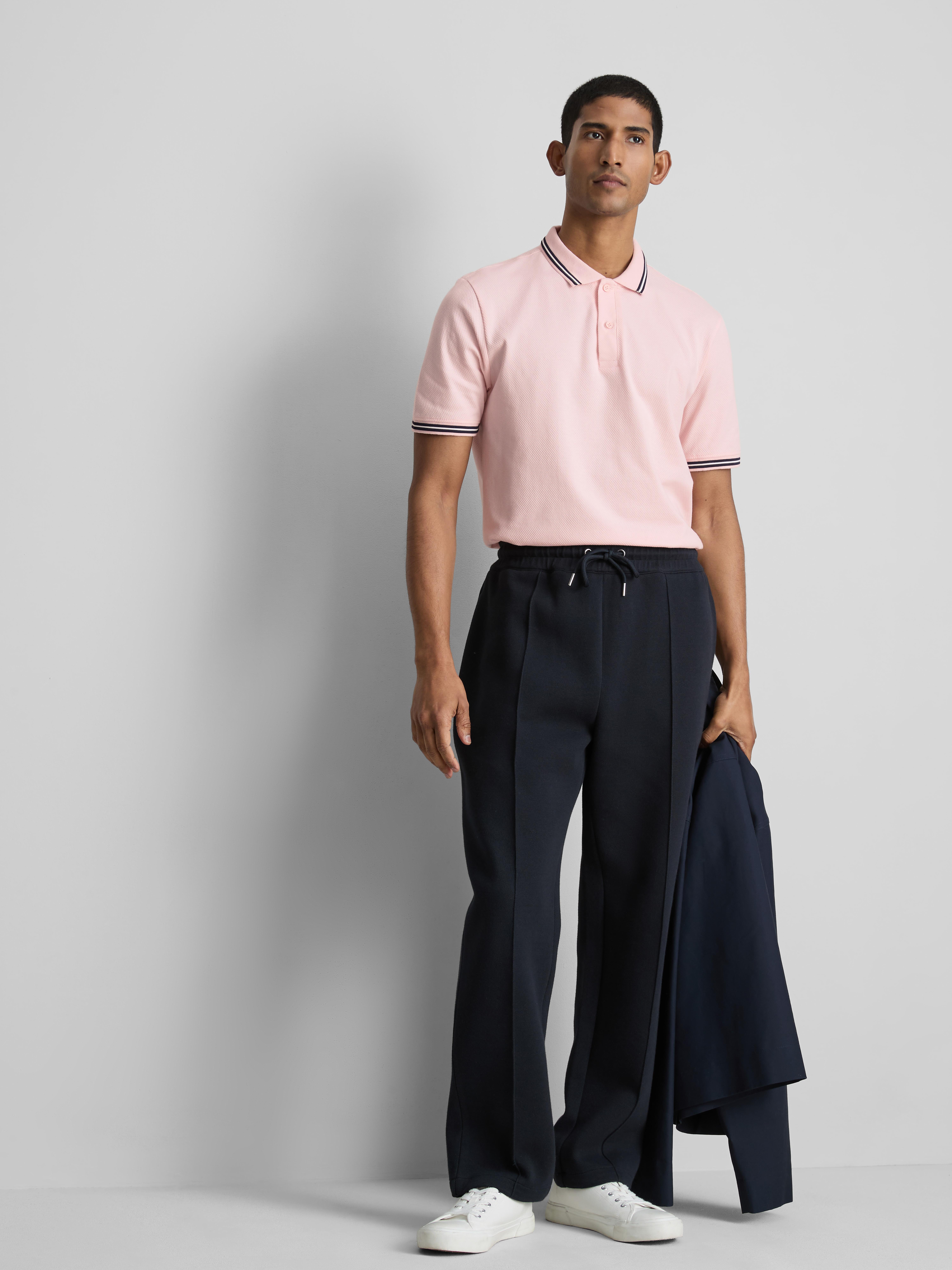 Tipped Collar Polo Shirt