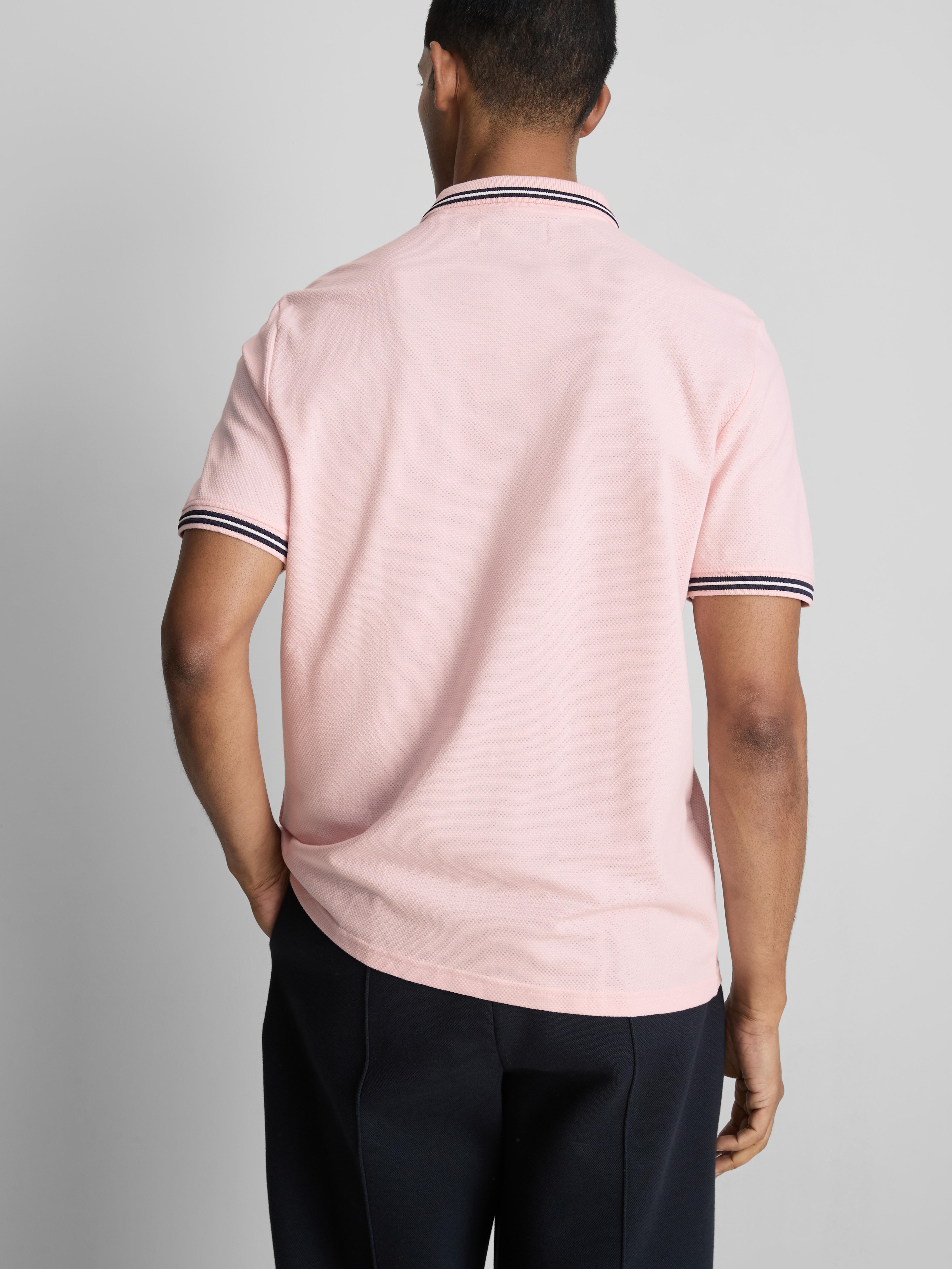 Tipped Collar Polo Shirt