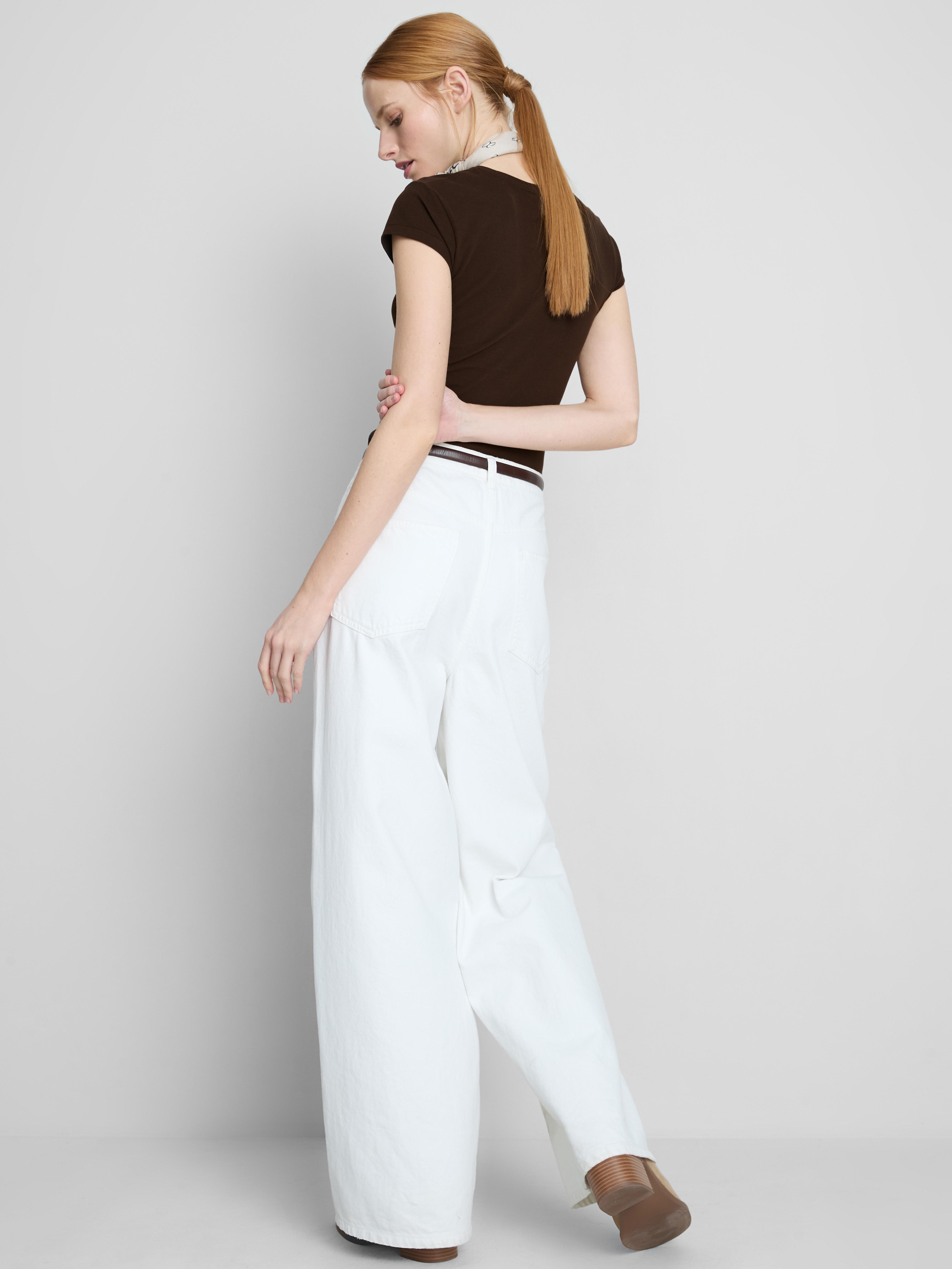 Fitted Cap Sleeve T-Shirt
