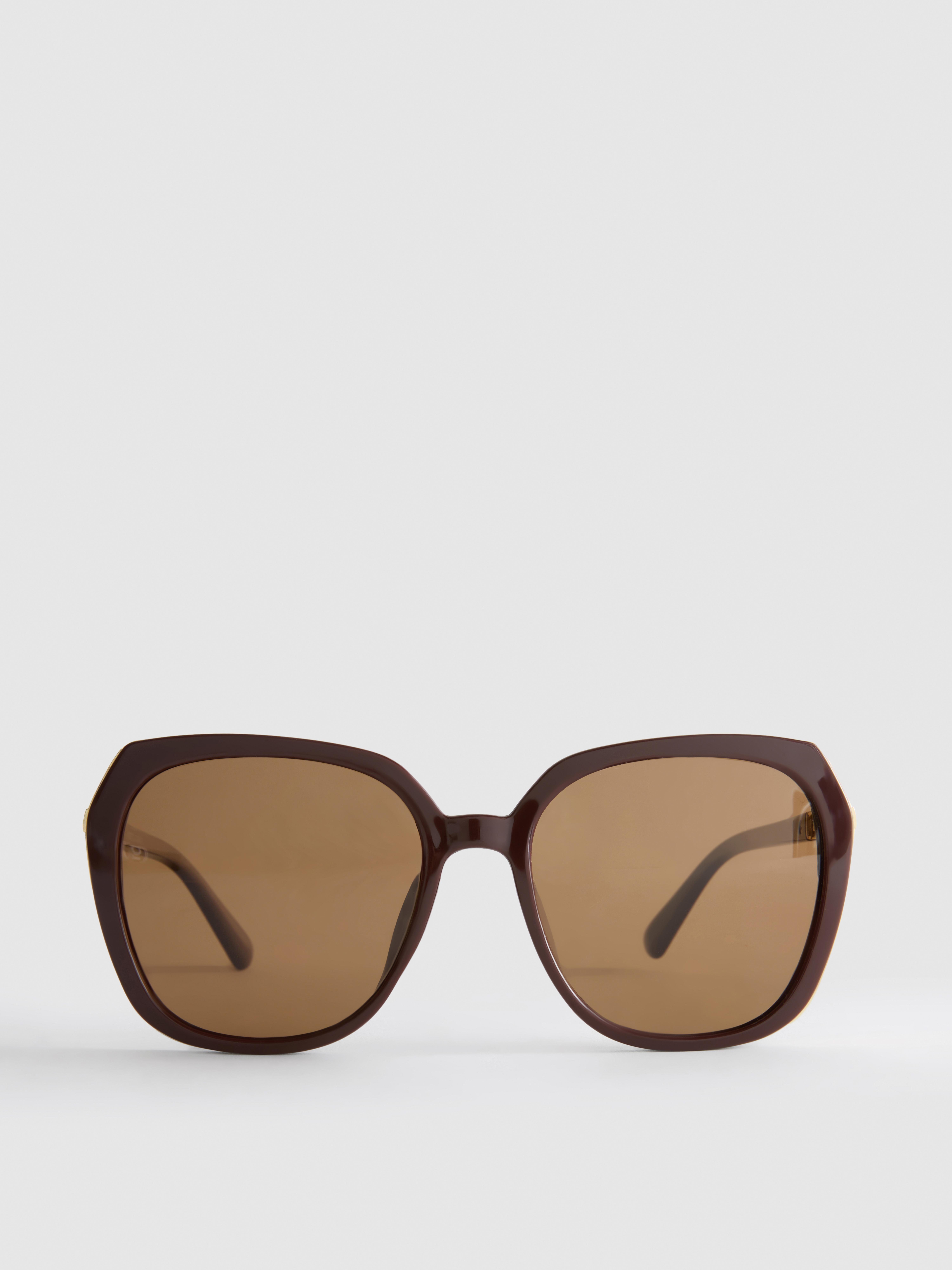 Oversized Sunglasses Chocolate