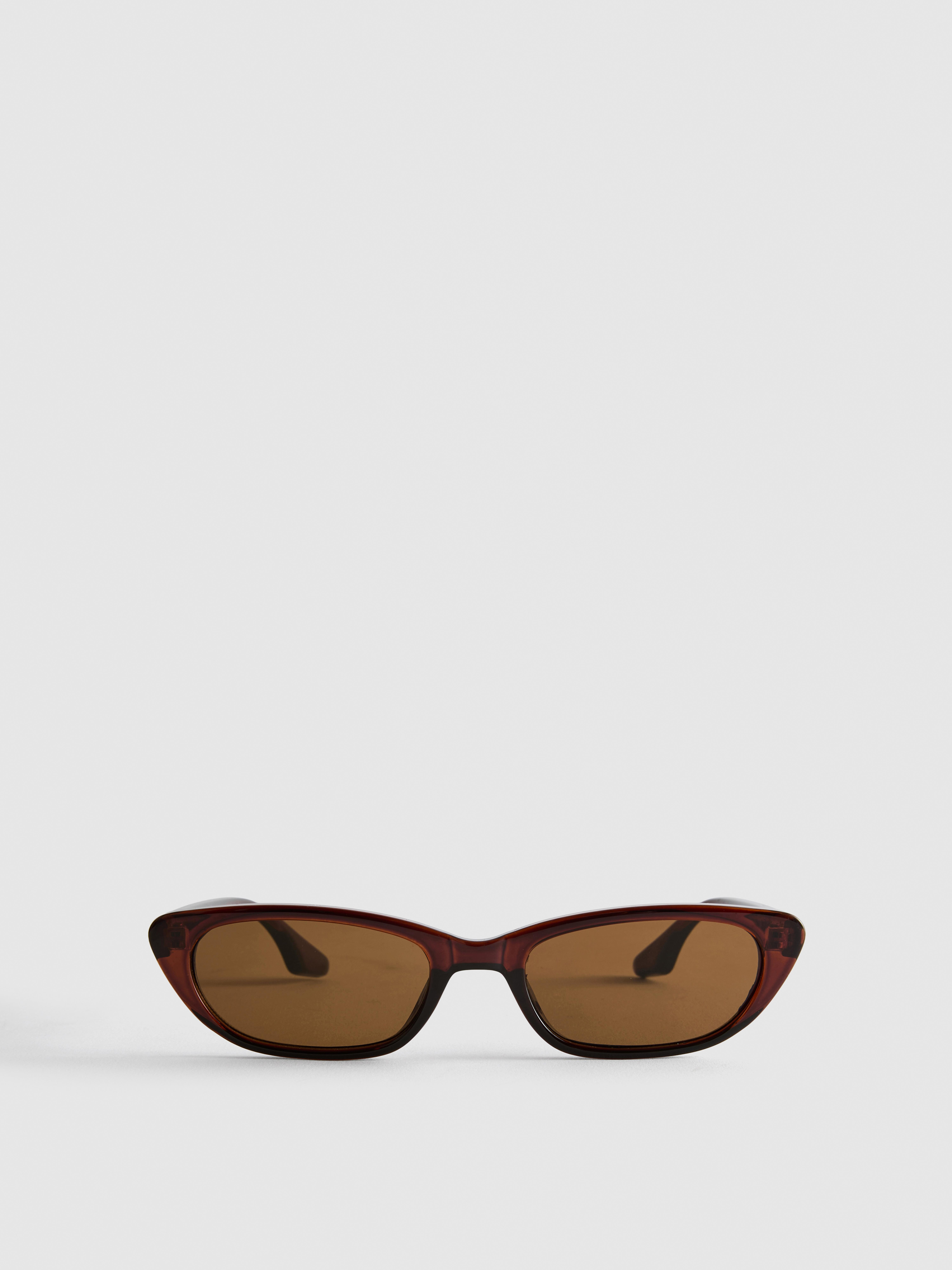 Slim Cat Eye Sunglasses