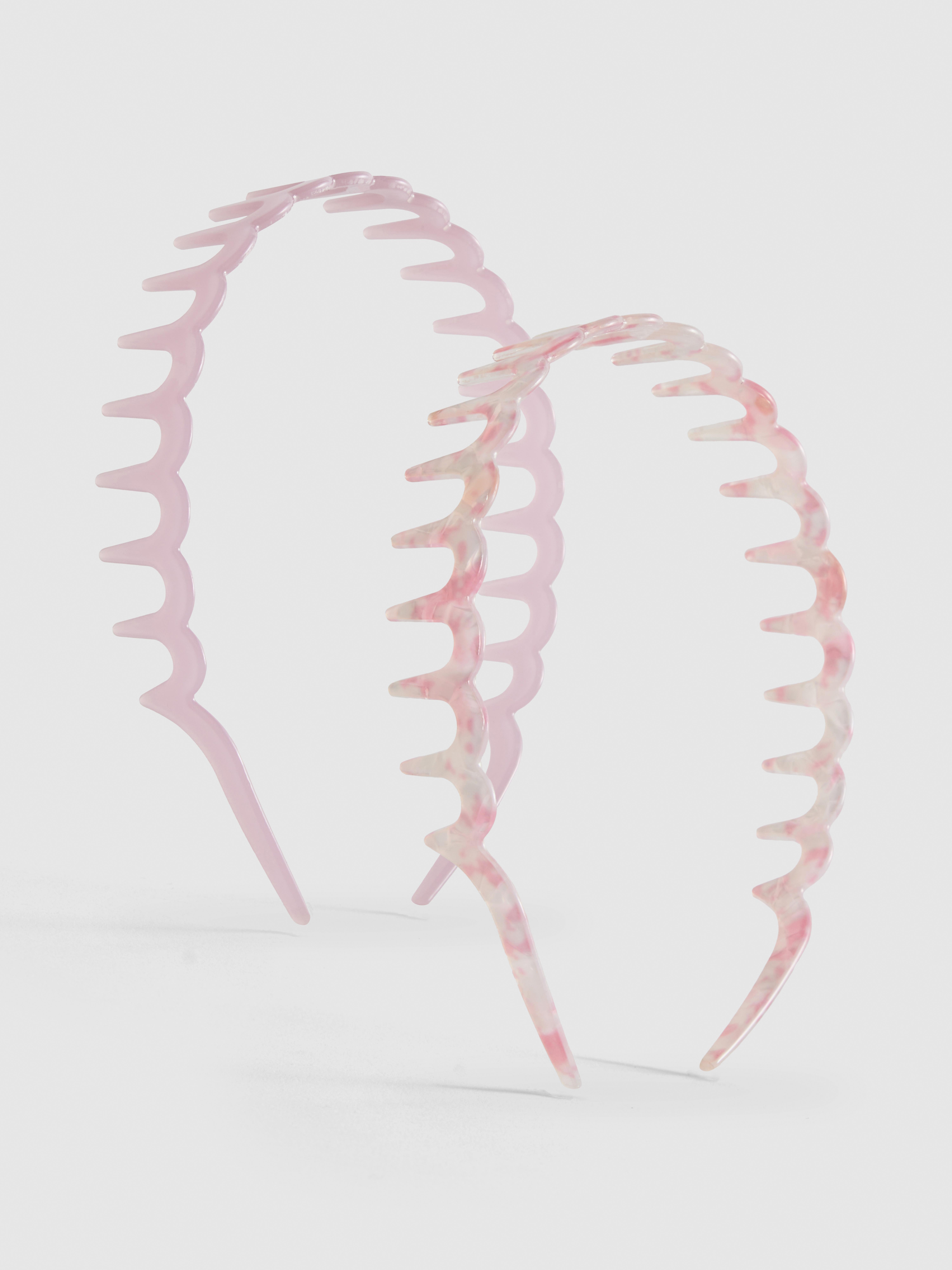 2pk Toothed Alice Bands