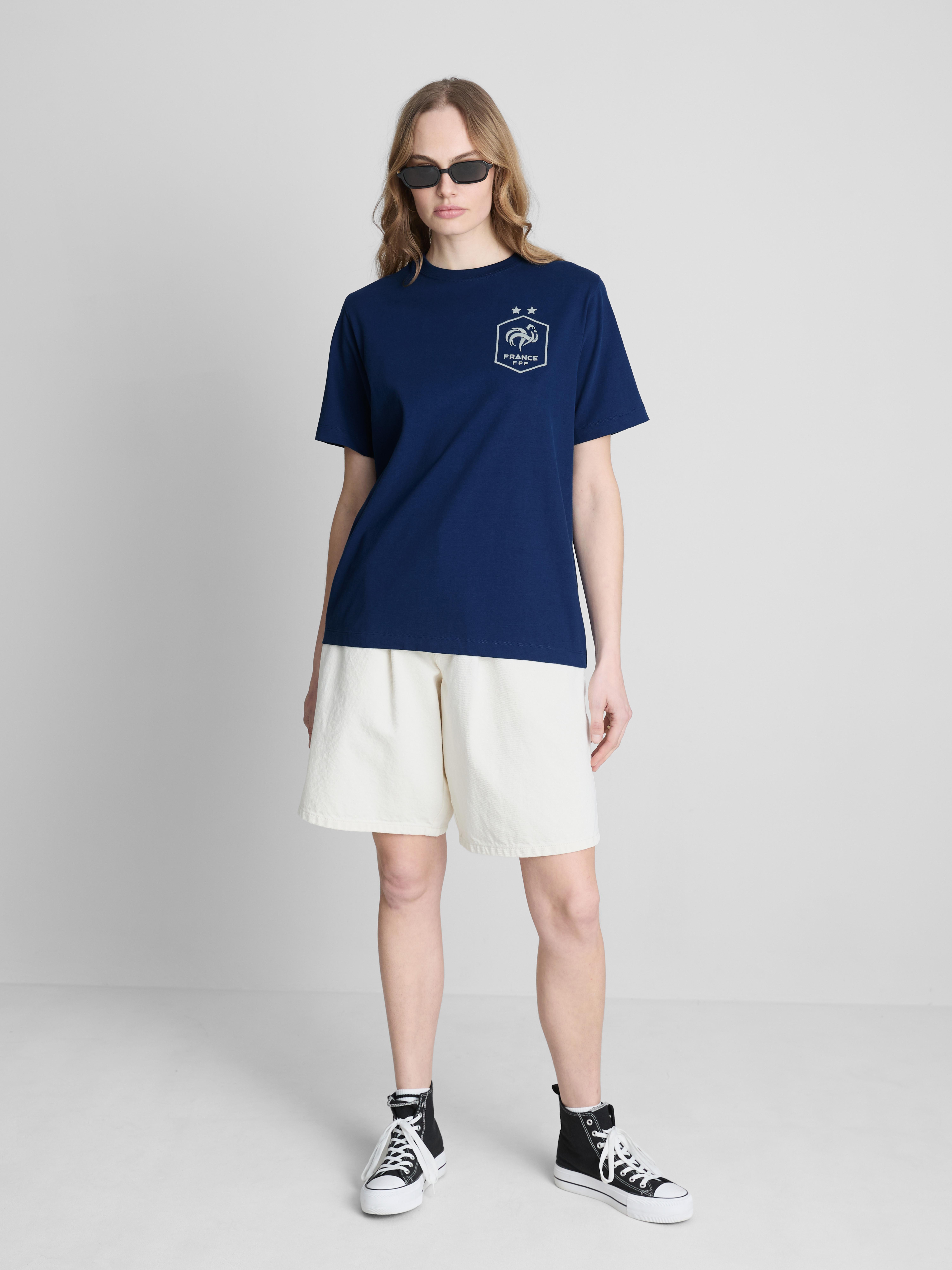 T-shirt de football en coton France FC