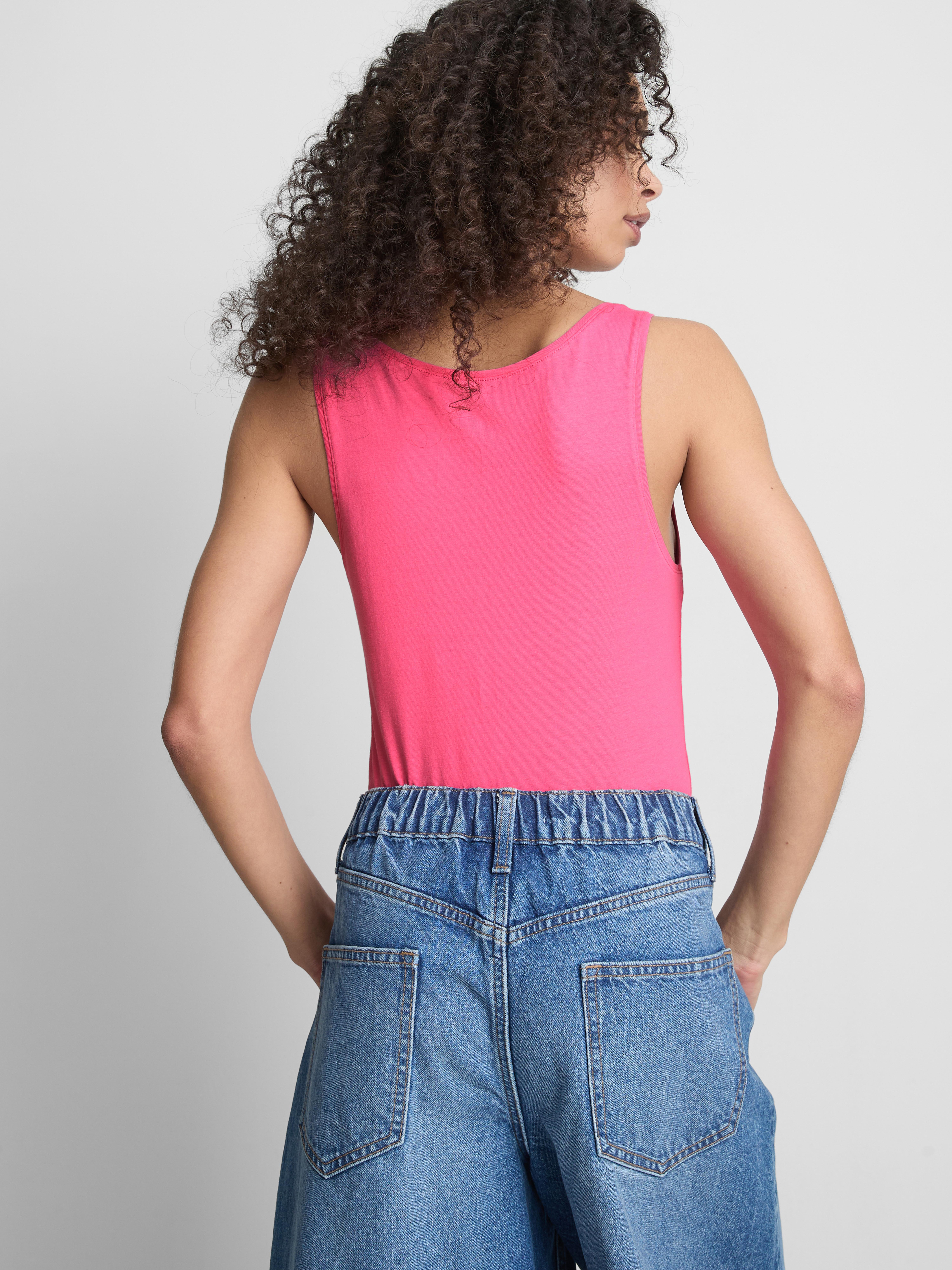 Cotton Rich Stretch Tank