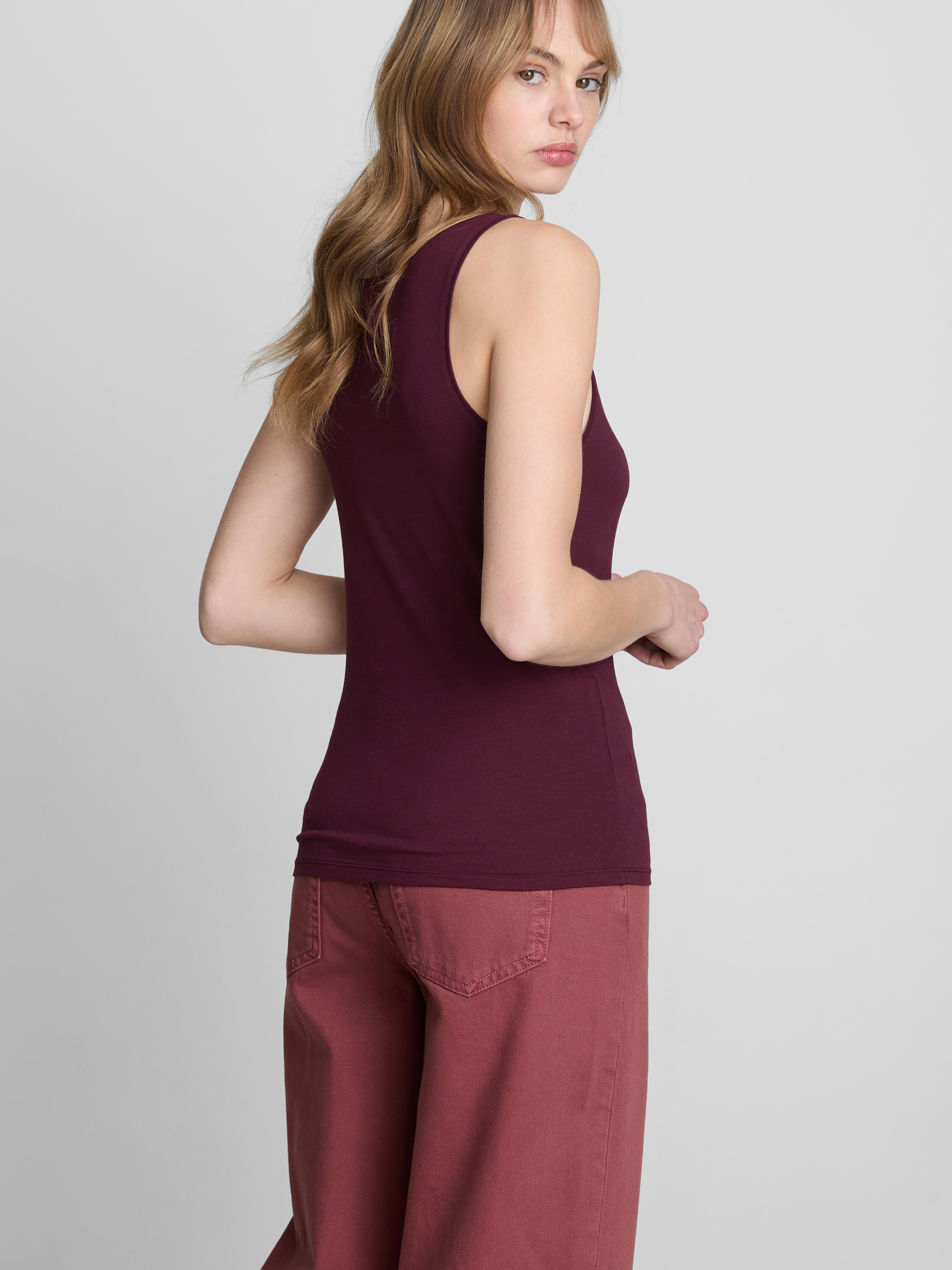 Cotton Rich Stretch Tank