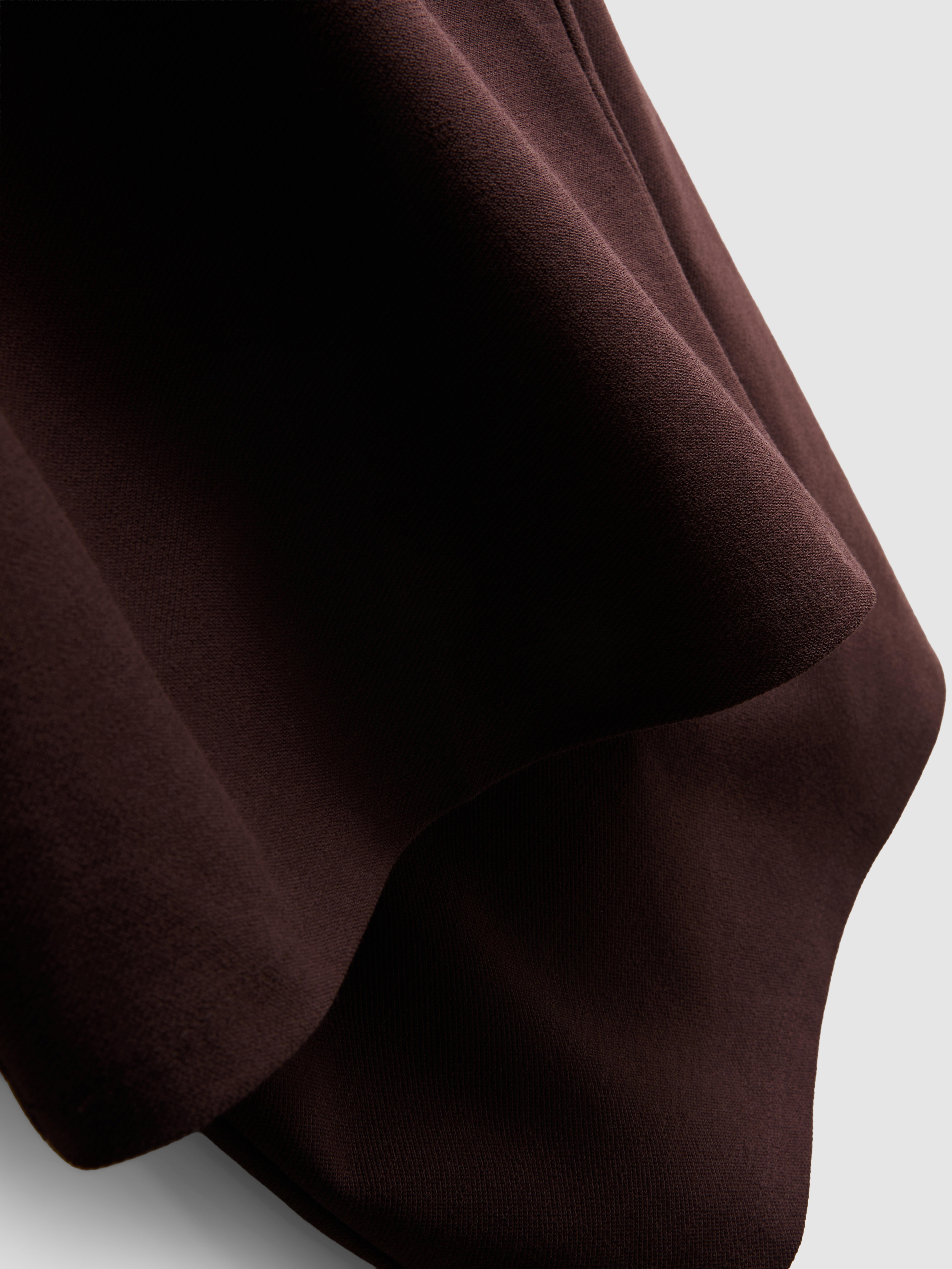 Cotton Blend Wide Leg Drawstring Pants