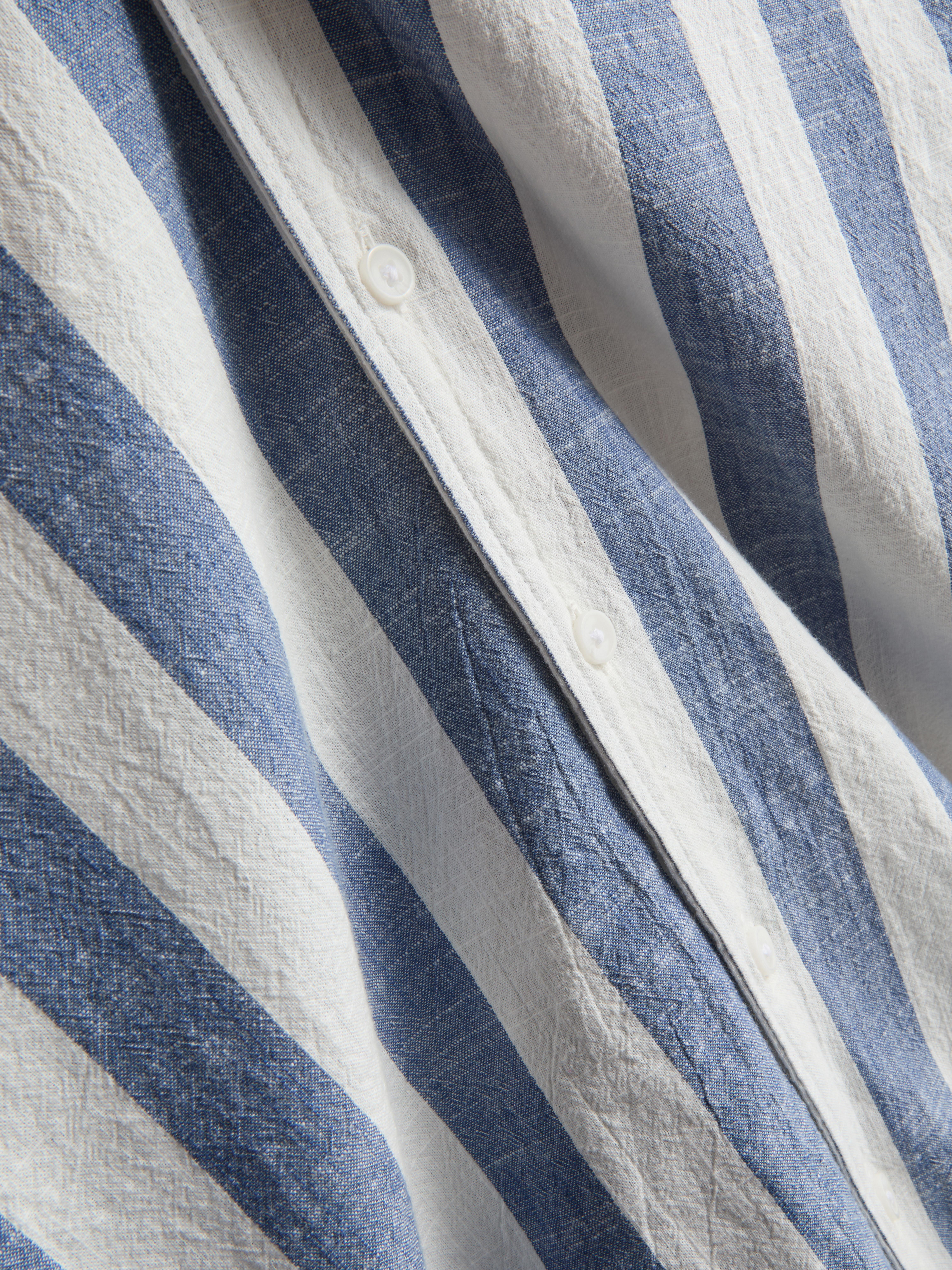 Striped Revere Collar Shirt
